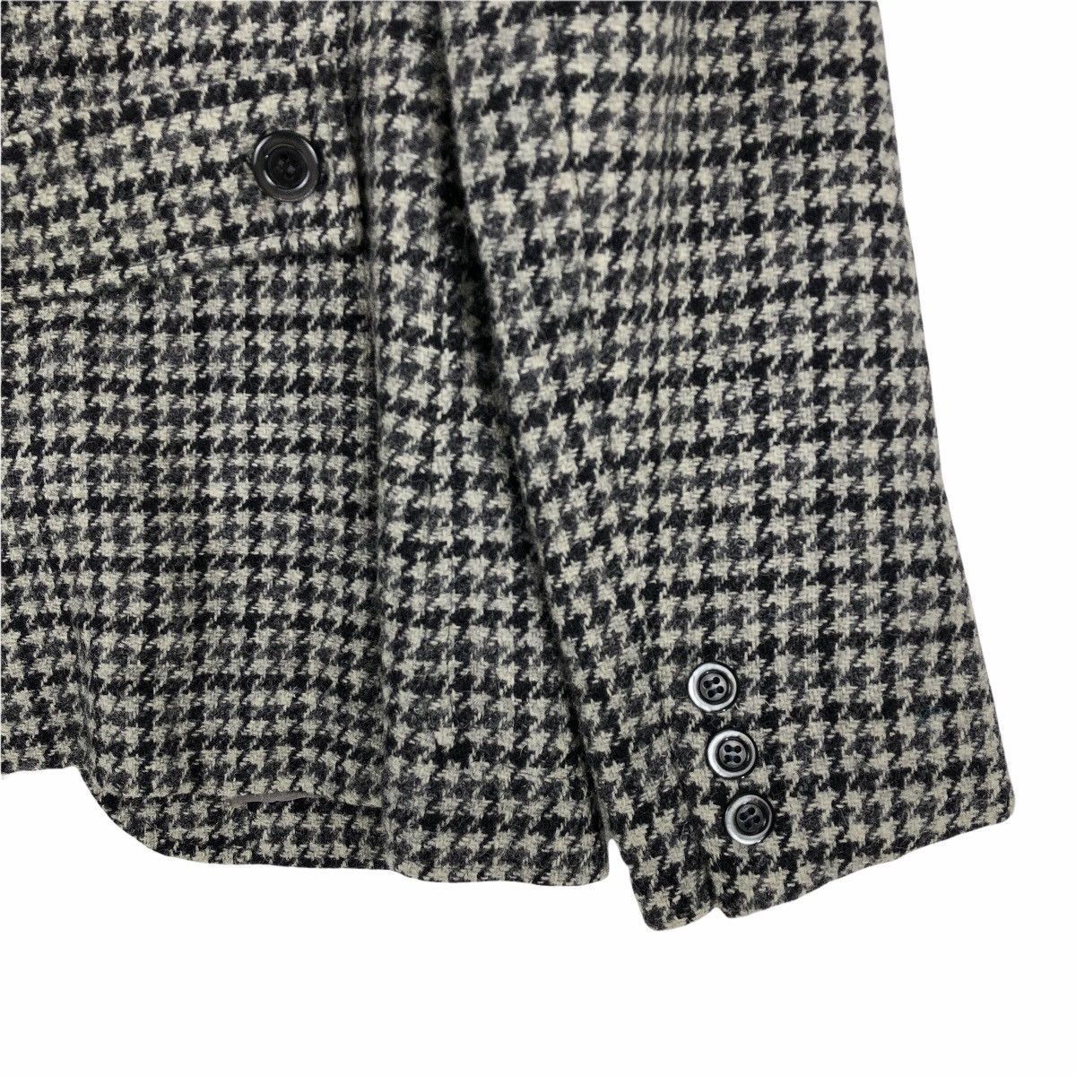 Herno Herno Confezioni Di Lusso Houndstooth Pattern Blazer Size 42S - 13 Thumbnail