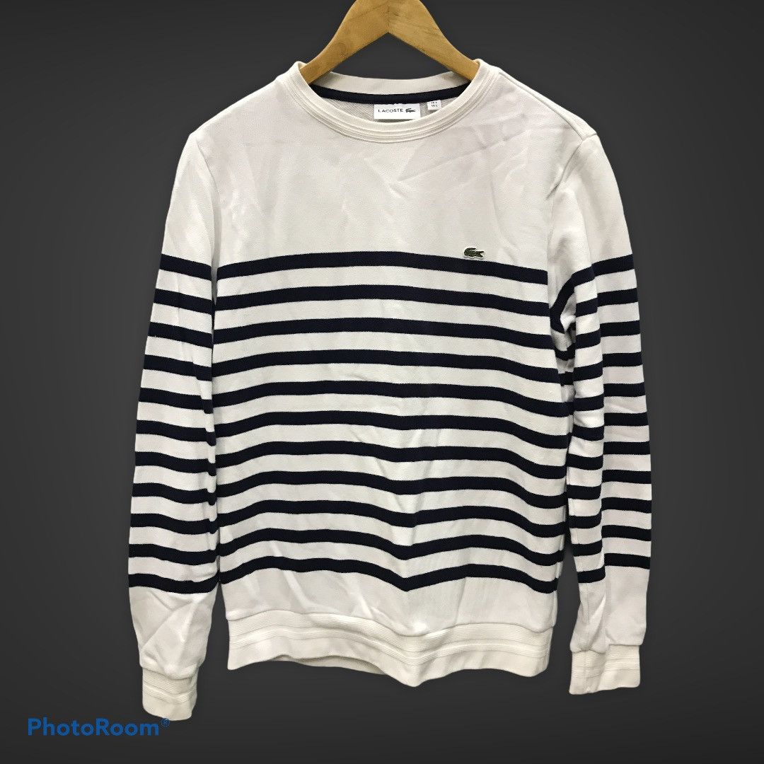 Lacoste Striped Lacoste Crewneck sweatshirt Size US M / EU 48-50 / 2 - 1 Thumbnail