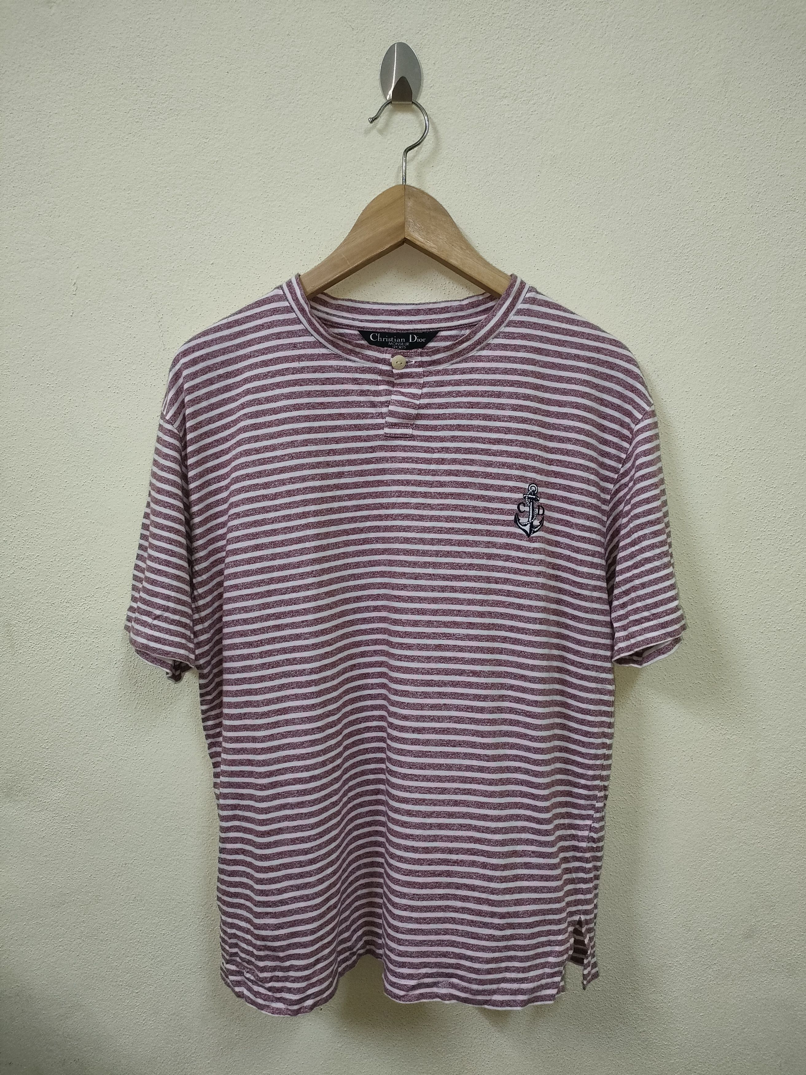 Christian Dior Monsieur Christian Dior Button T-shirt Size US M / EU 48-50 / 2 - 1 Thumbnail