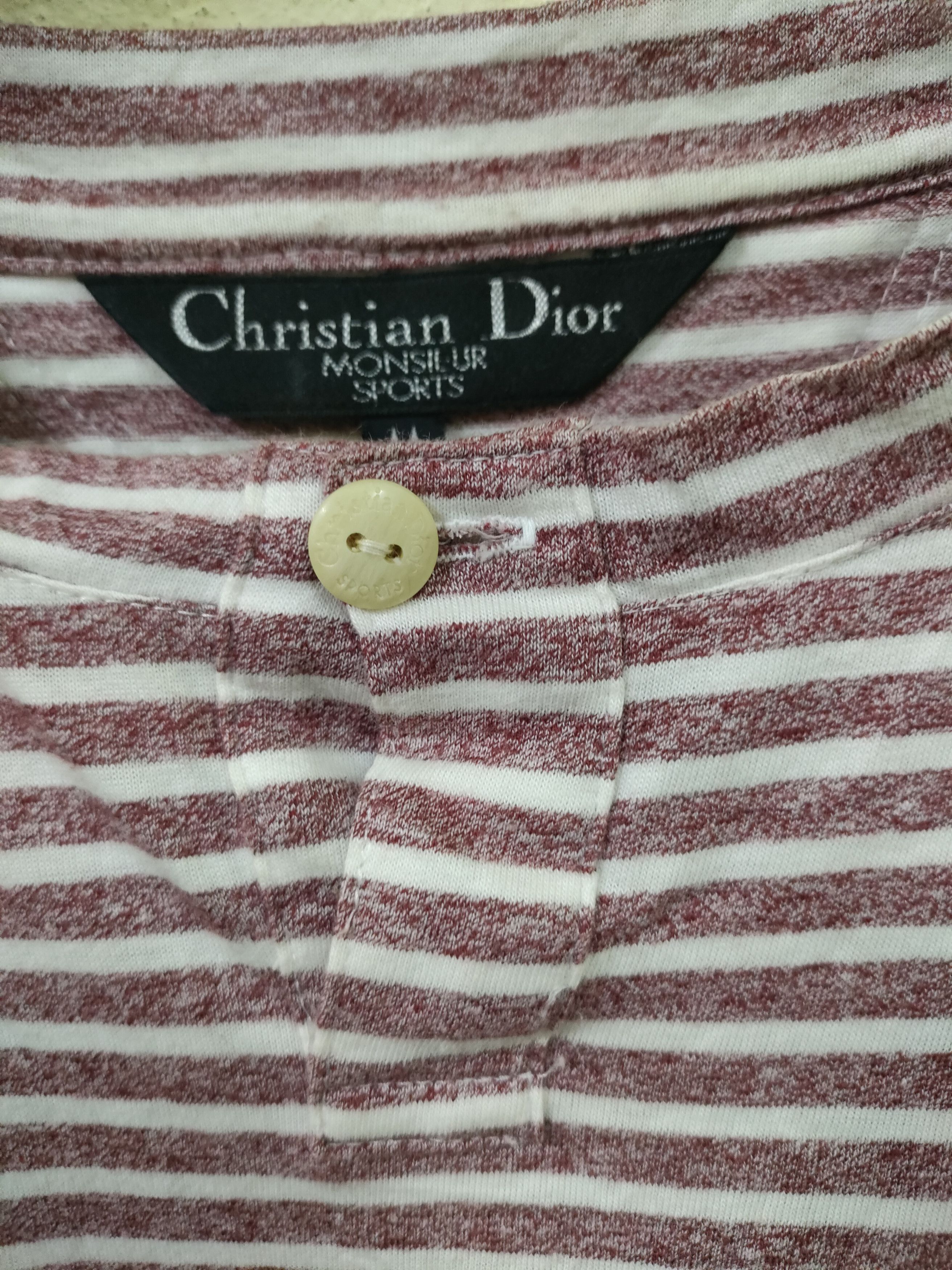 Christian Dior Monsieur Christian Dior Button T-shirt Size US M / EU 48-50 / 2 - 5 Thumbnail