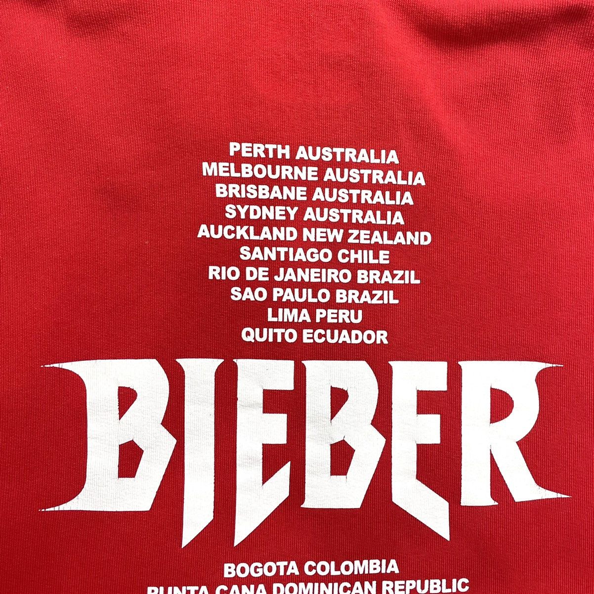 Justin Bieber 2017 Justin Bieber “Purpose World Tour” Offical Merch Hoodie Size US XL / EU 56 / 4 - 7 Thumbnail