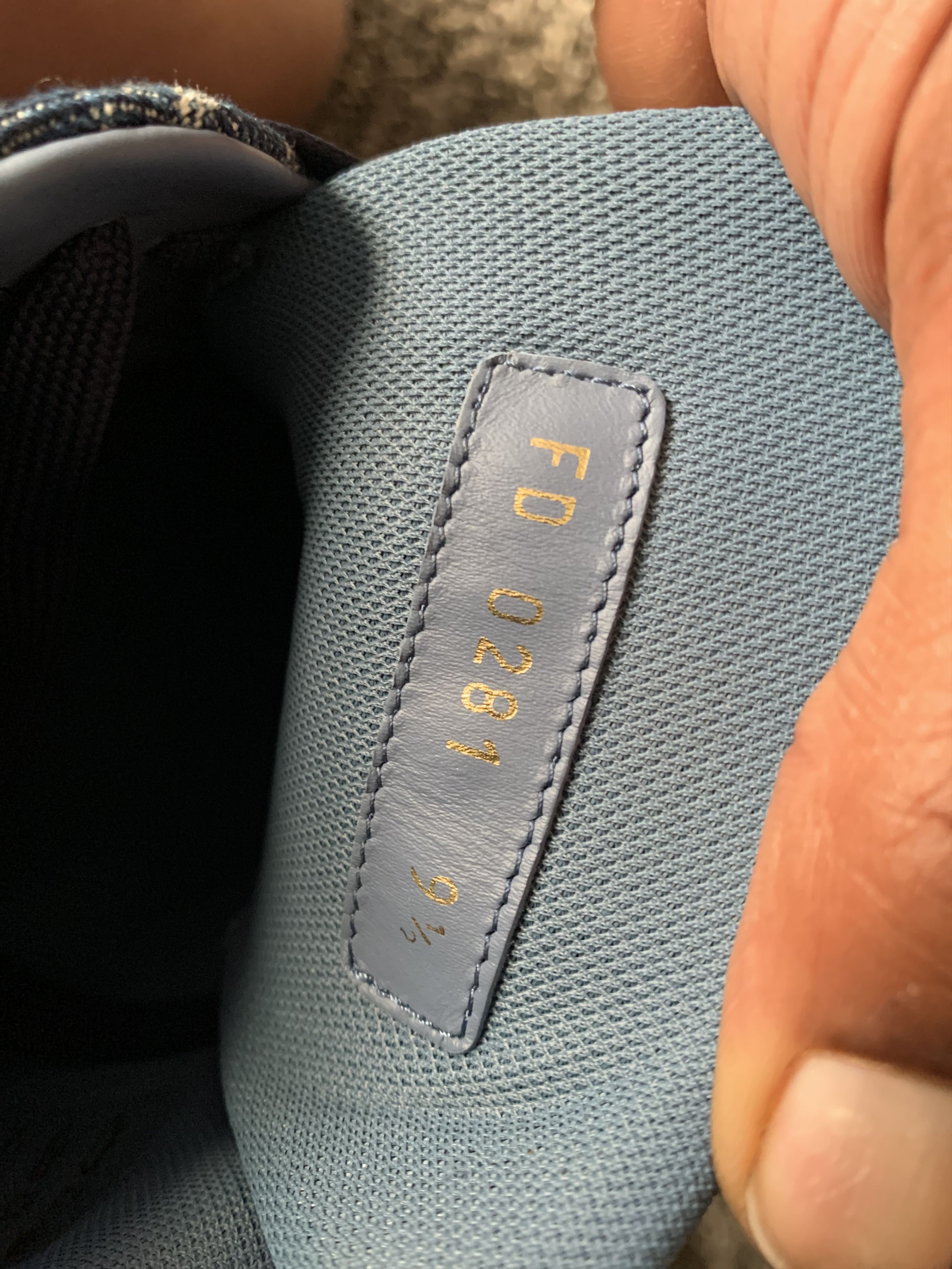 Louis Vuitton Louis Vuitton x Nigo Bleu Trainers Size US 10.5 / EU 43-44 - 4 Thumbnail