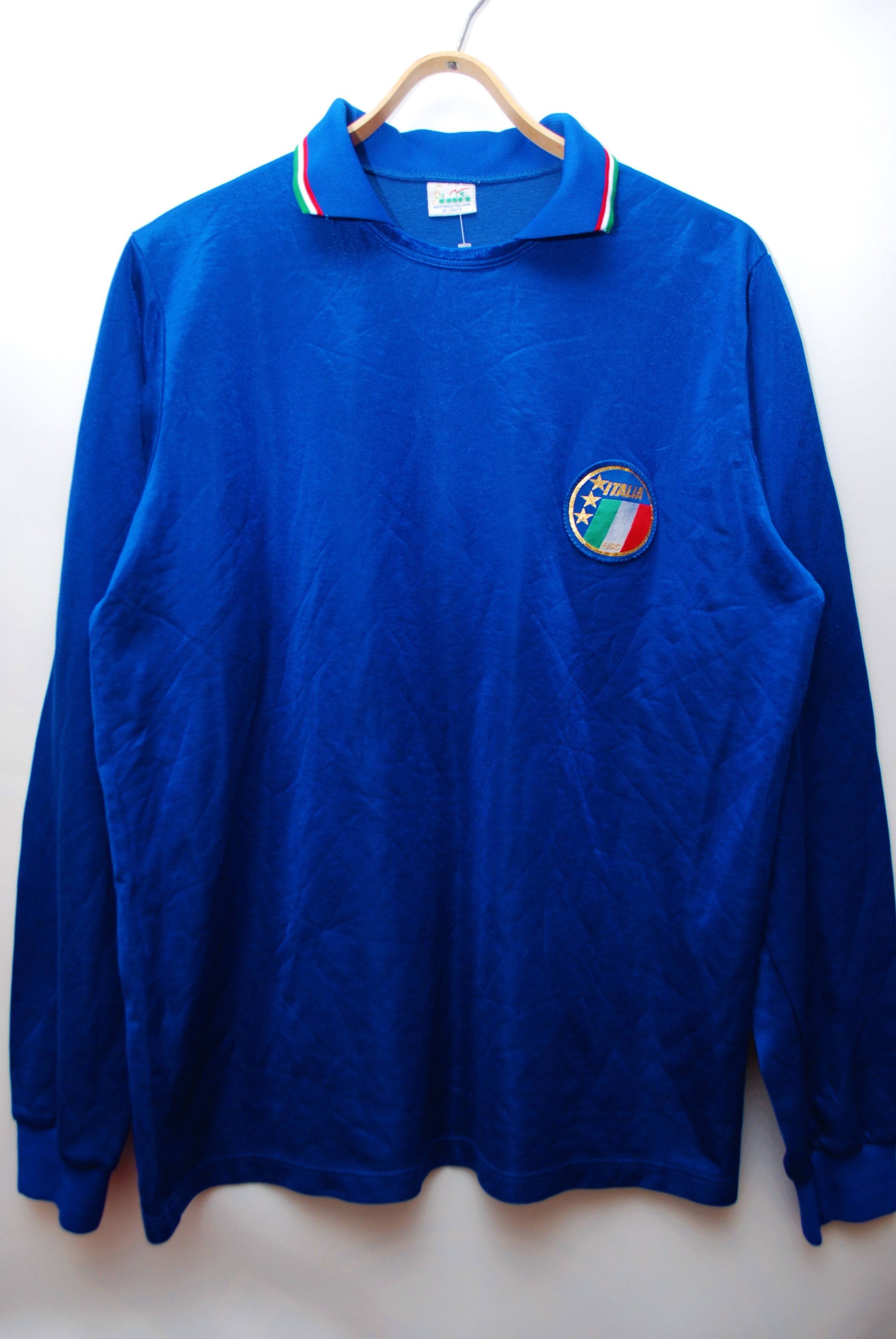 Vintage ITALY TEAM 1986 1990 HOME FOOTBALL SHIRT PLAYER ISSUE Grailed