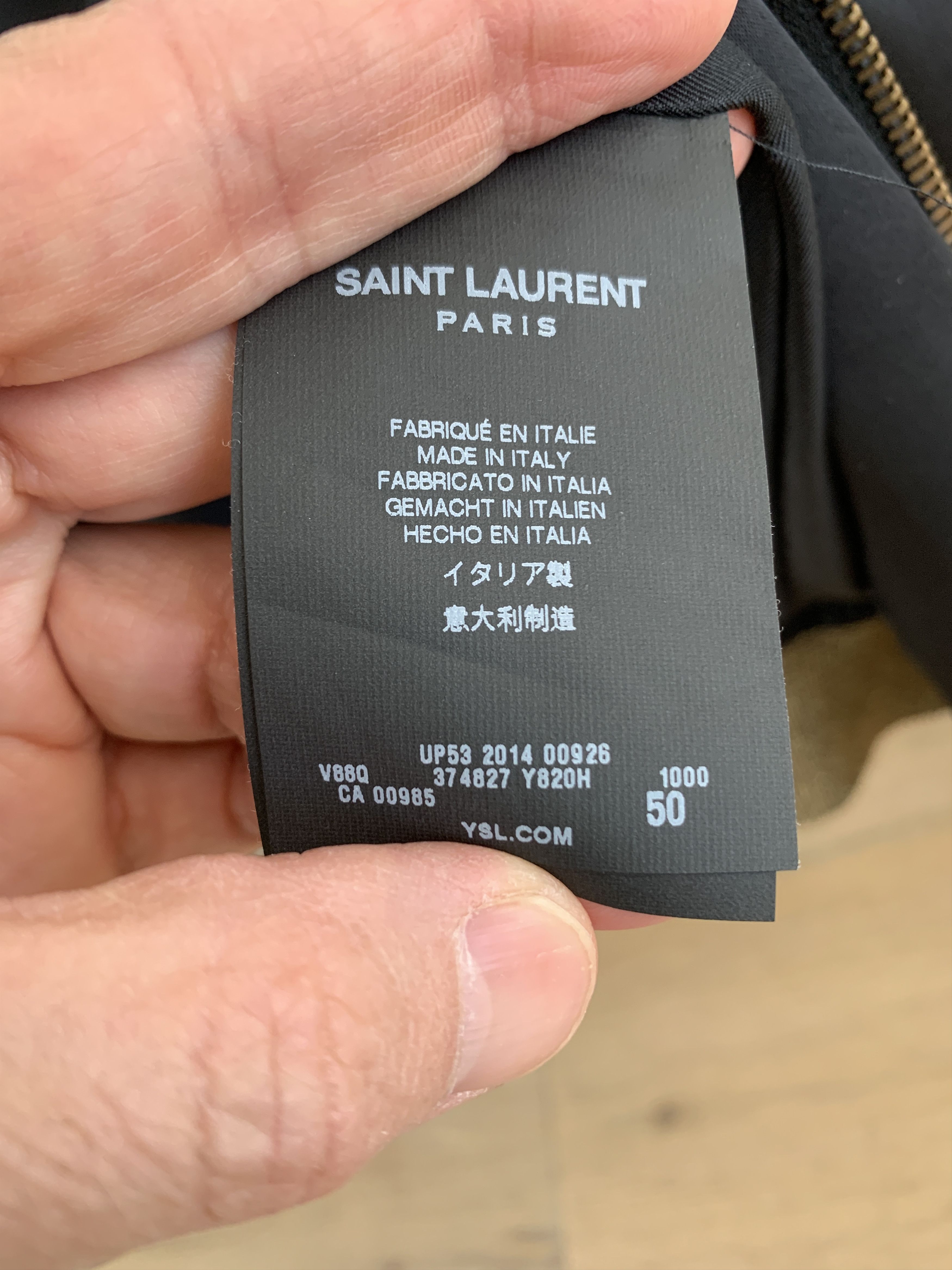 Hedi Slimane × Saint Laurent Paris Saint Laurent Paris - Hedi Slimane Size US M / EU 48-50 / 2 - 5 Thumbnail