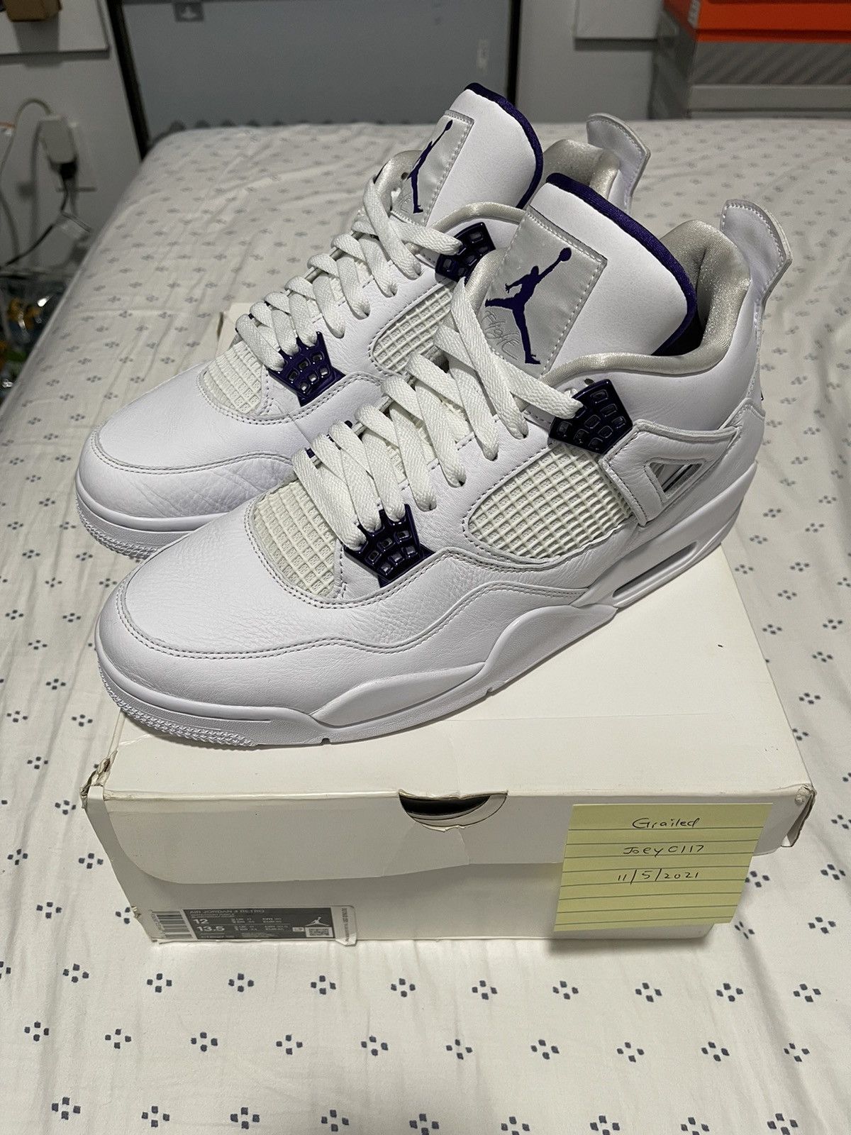 jordan 4 retro metallic purple