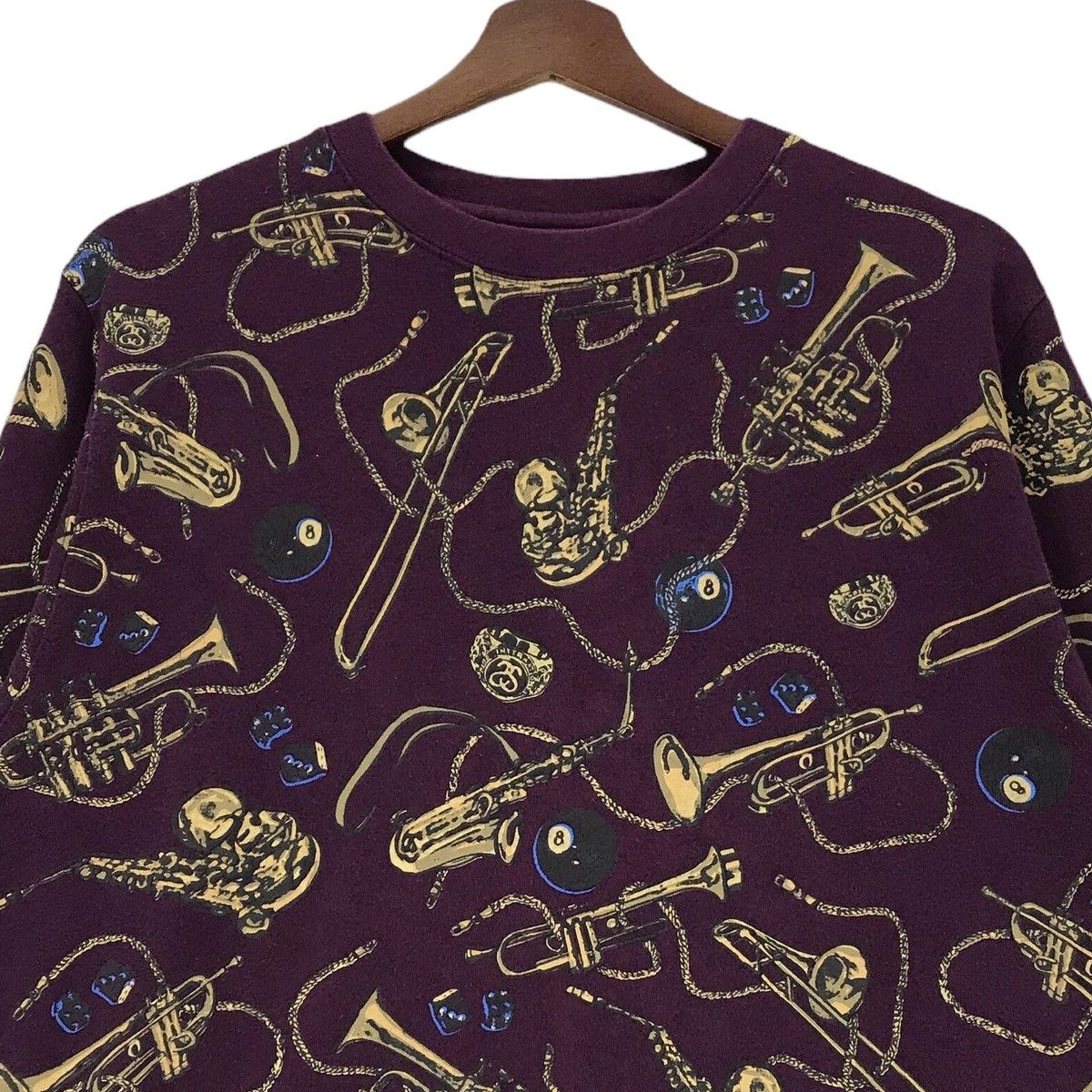Stussy STUSSY Crewneck Sweatshirt Full Print Stussy Size US M / EU 48-50 / 2 - 3 Thumbnail