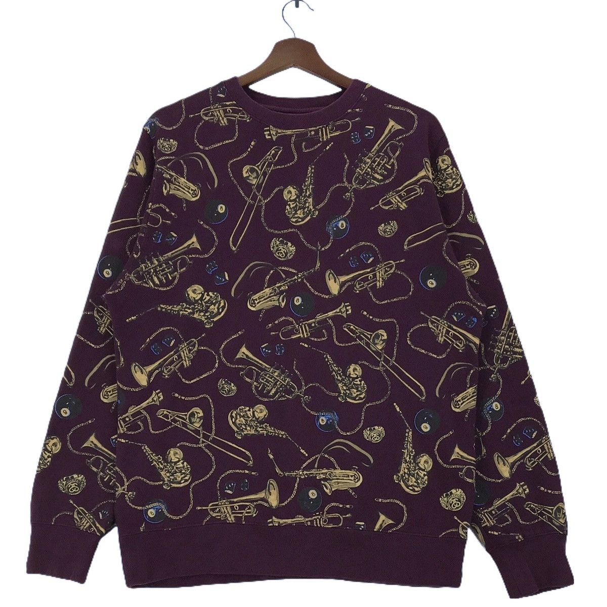 Stussy STUSSY Crewneck Sweatshirt Full Print Stussy Size US M / EU 48-50 / 2 - 1 Thumbnail