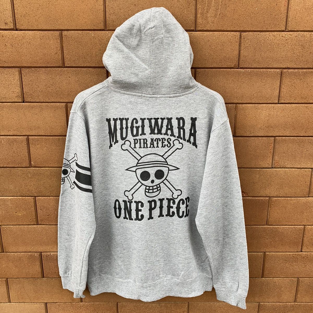 Vintage One Piece Mugiwara Pirates Zip Up Hoodie