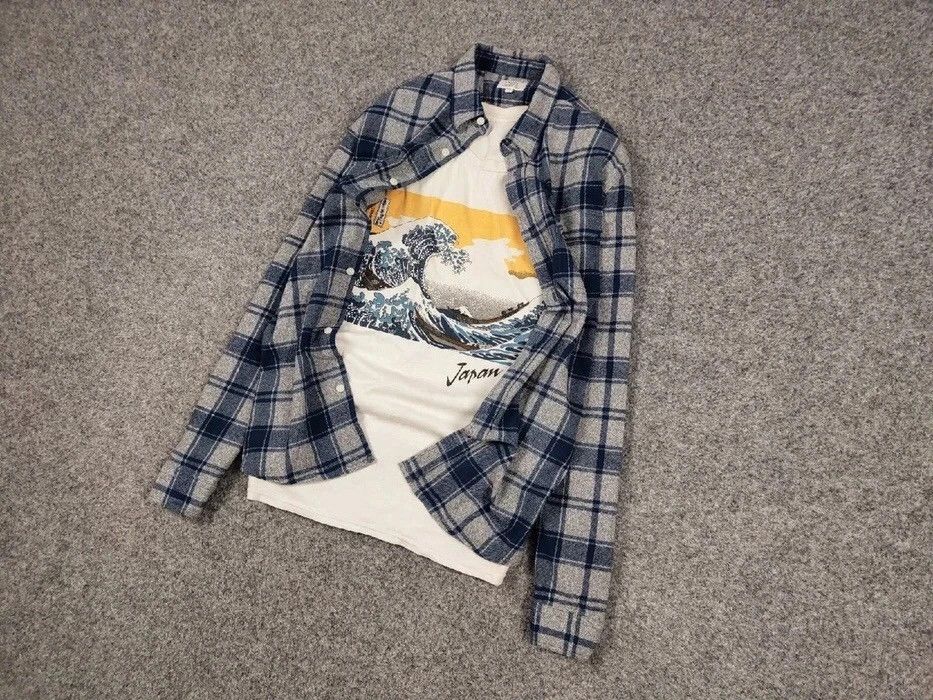 Flannel Vintage Flannel Shirt Travis Scott Style Size US M / EU 48-50 / 2 - 2 Thumbnail
