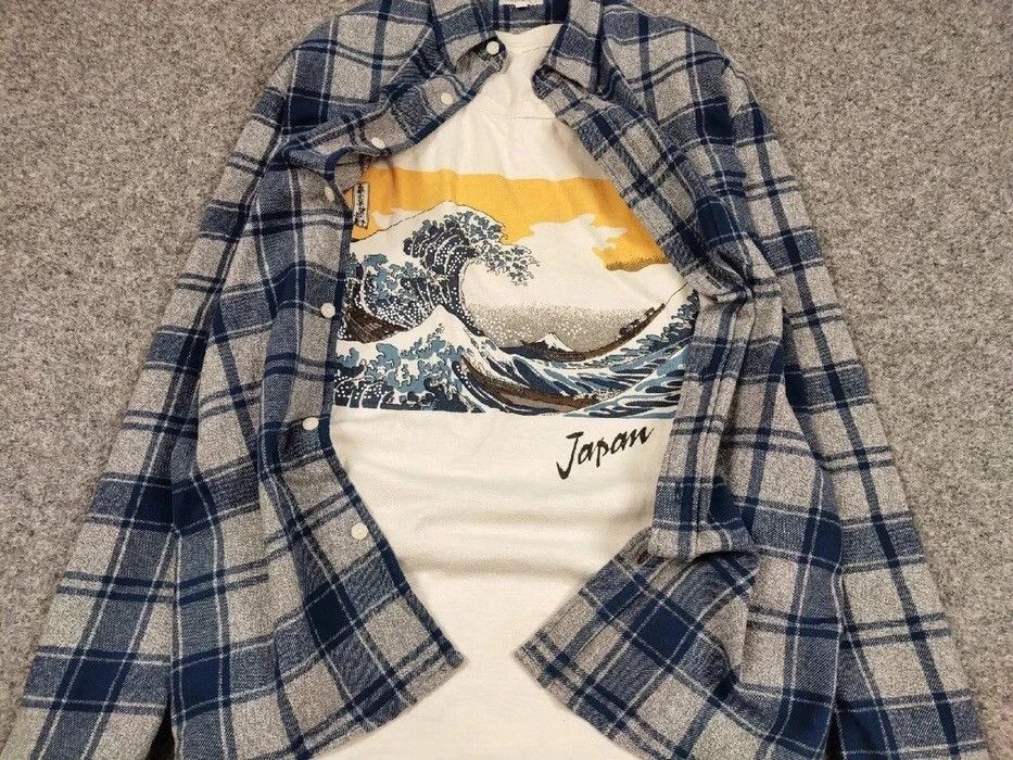 Flannel Vintage Flannel Shirt Travis Scott Style Size US M / EU 48-50 / 2 - 6 Thumbnail