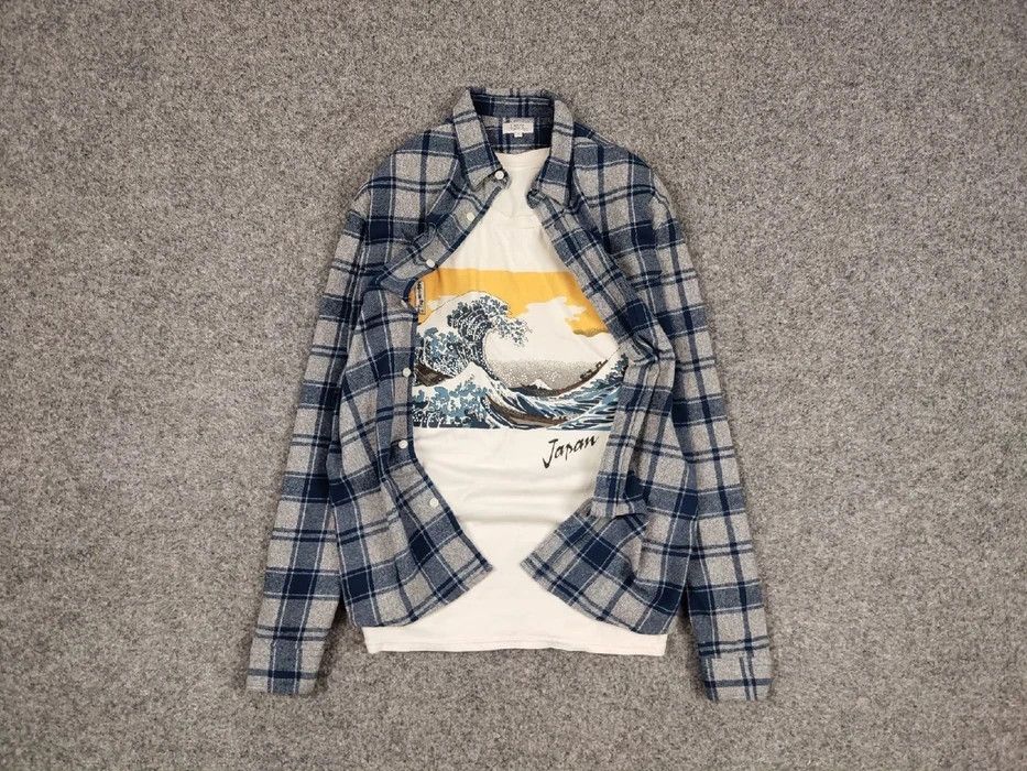 Flannel Vintage Flannel Shirt Travis Scott Style Size US M / EU 48-50 / 2 - 1 Thumbnail