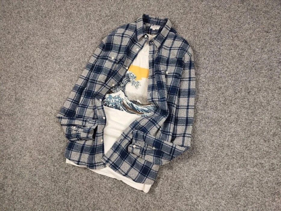 Flannel Vintage Flannel Shirt Travis Scott Style Size US M / EU 48-50 / 2 - 4 Thumbnail