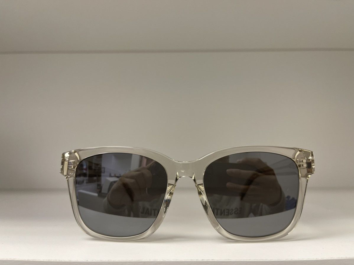 Vintage NEW Saint Laurent SLM68 Transparent Clear Smoke Sunglasses ...