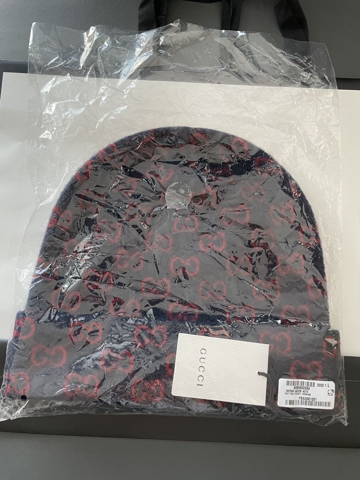 Gucci Limited Runway Sold Out Brand NEW Monogram GG Logo Wool Hat Size ONE SIZE - 8 Thumbnail