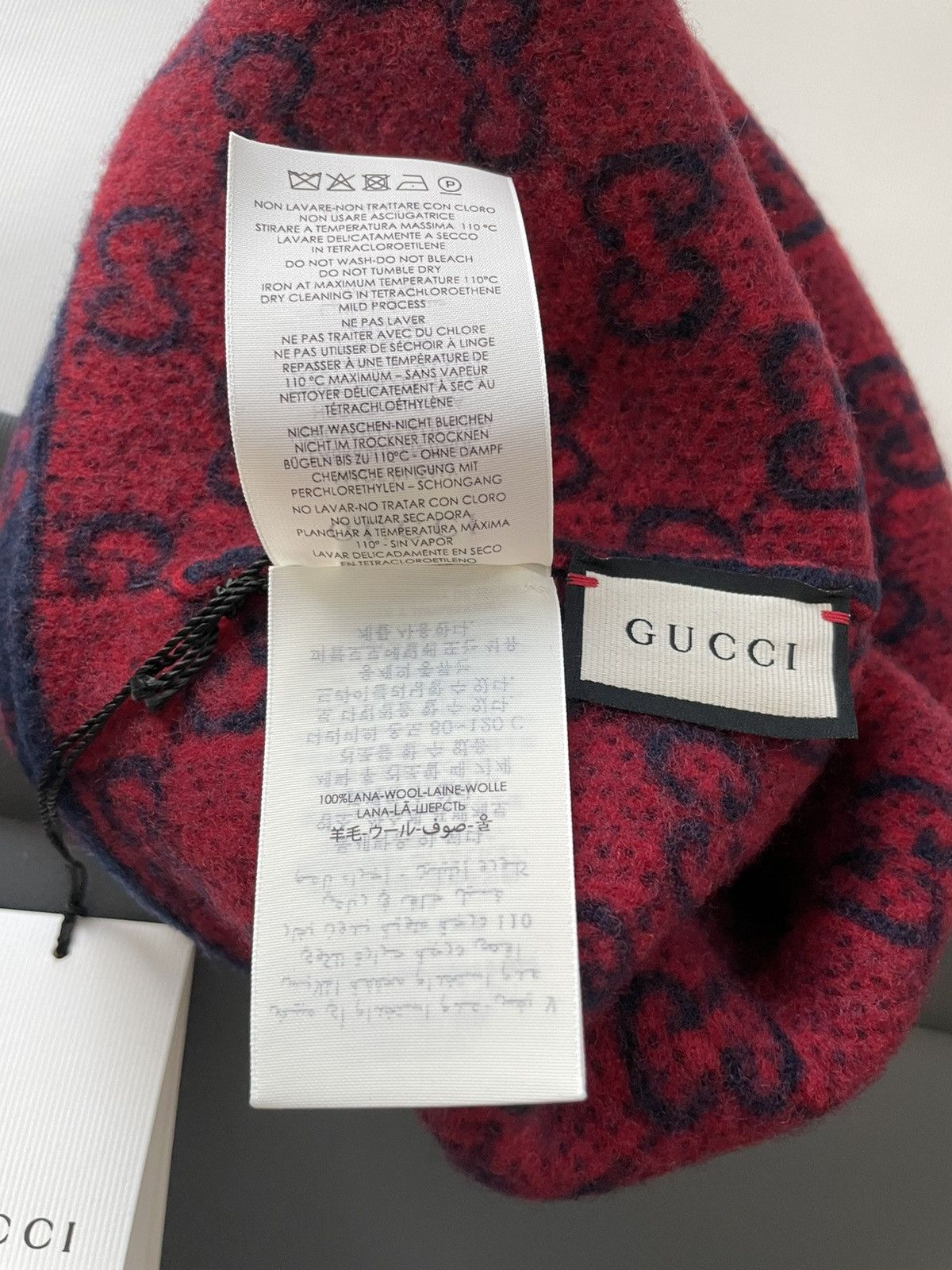 Gucci Limited Runway Sold Out Brand NEW Monogram GG Logo Wool Hat Size ONE SIZE - 6 Thumbnail