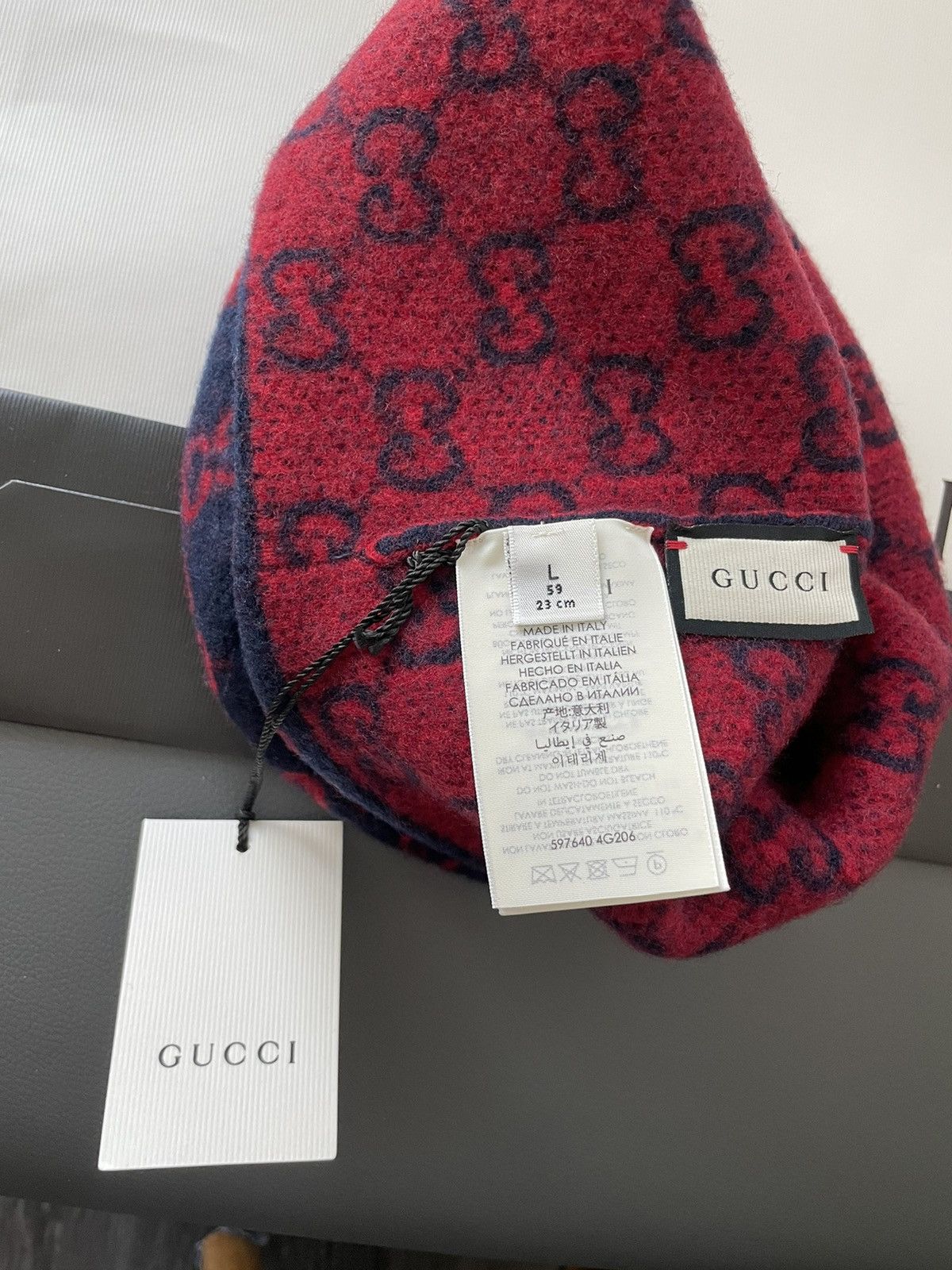 Gucci Limited Runway Sold Out Brand NEW Monogram GG Logo Wool Hat Size ONE SIZE - 4 Thumbnail