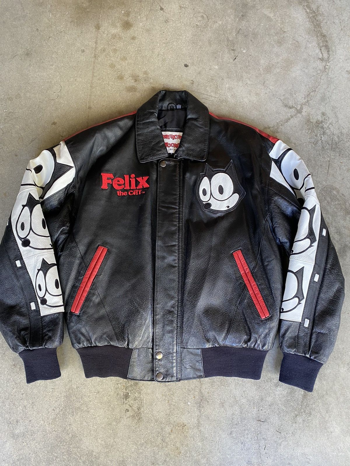 Vintage Vintage 90's Felix The Cat American Toons Leather