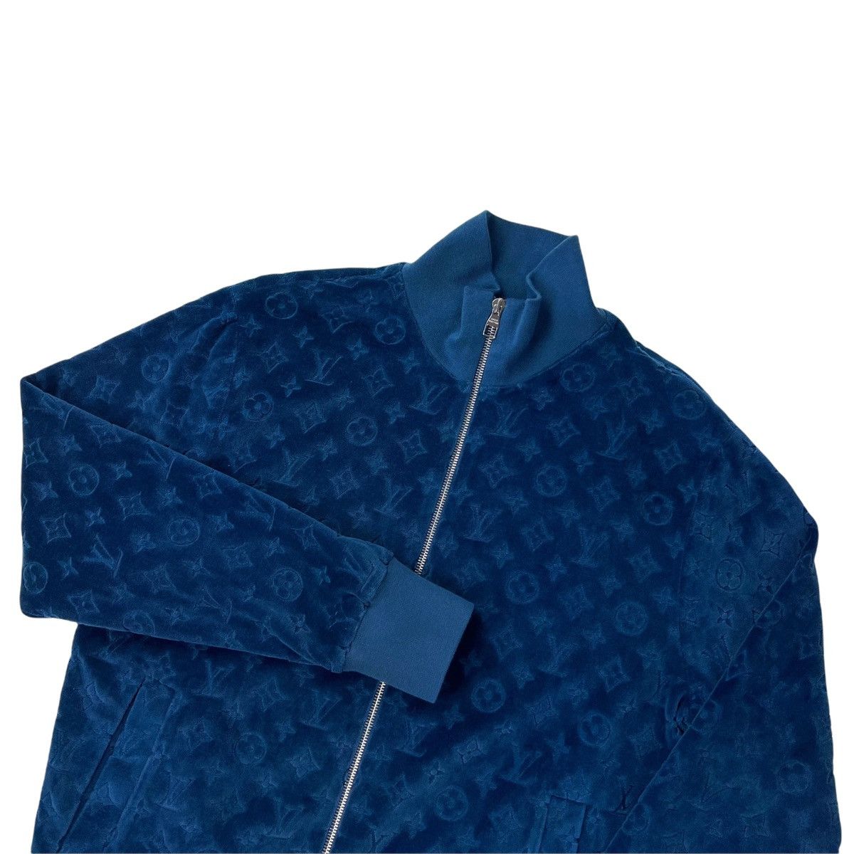 Cotton velour hot sale monogram blouson