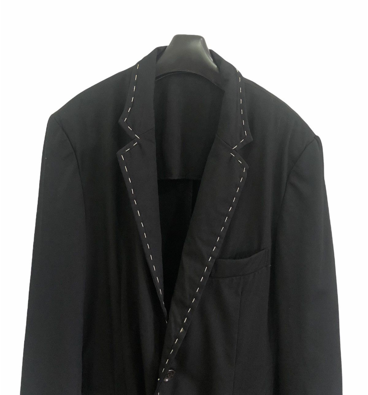 Y's for Men × Yohji Yamamoto Vintage Yohji Yamamoto Ys For Men DoubLure De Manche Cupro Size US M / EU 48-50 / 2 - 2 Thumbnail