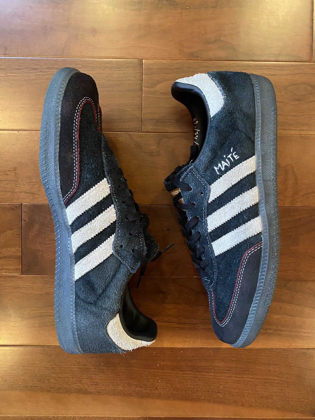 adidas gazelle silver green womens adidas Maite Samba Advance Shoes Core Black / Footwear White / Core Bl   Slam City Skates