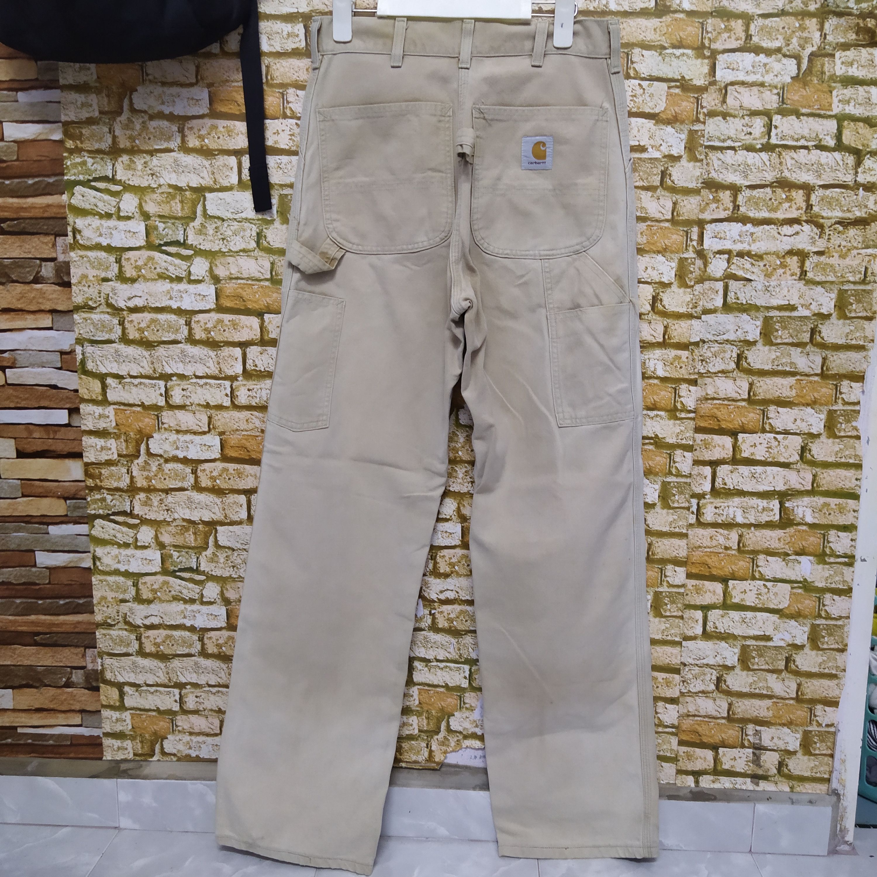 Carhartt VTG CARHARTT MADE IN USA CARPENTER DUCK CANVAS (D283) Size US 29 - 1 Thumbnail