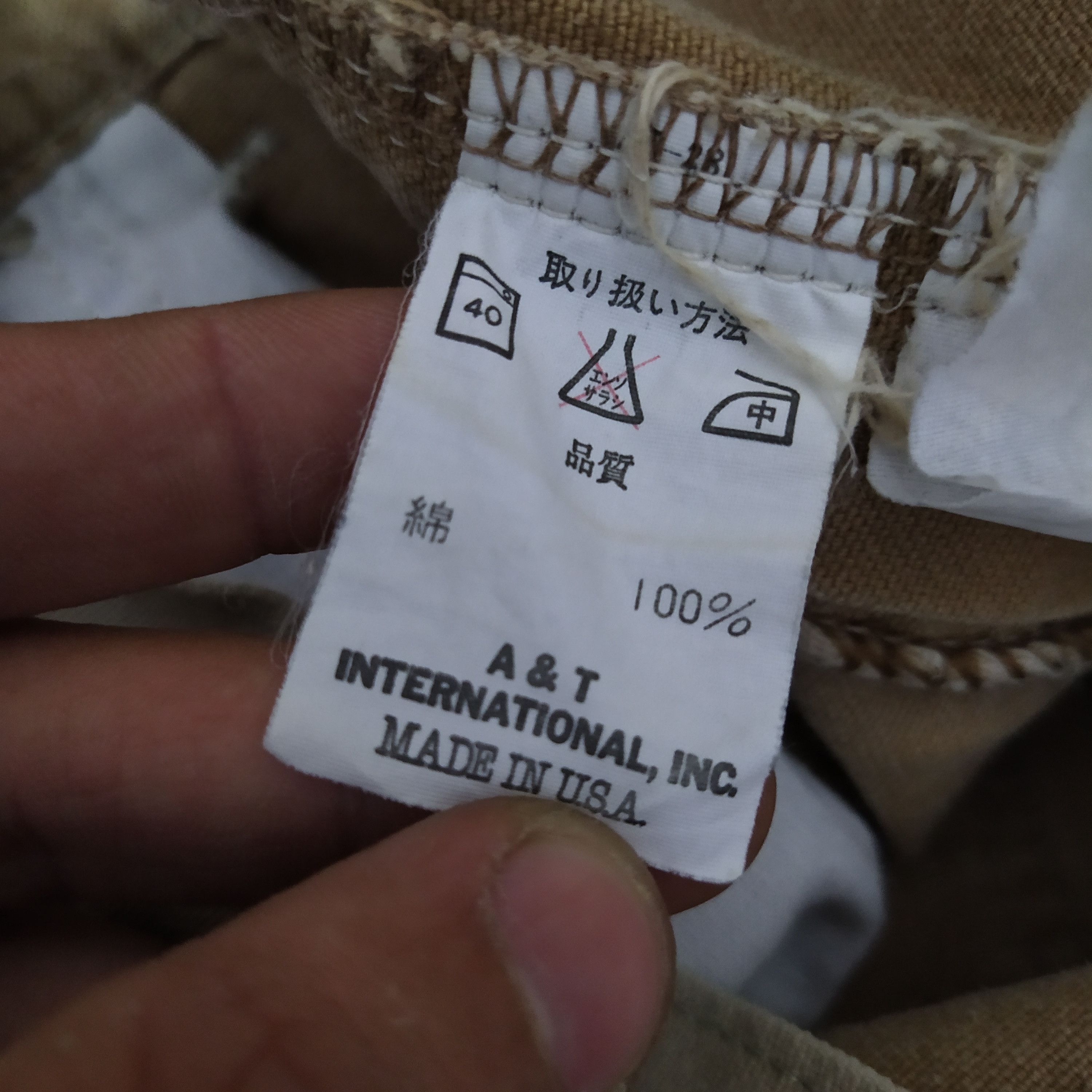 Carhartt VTG CARHARTT MADE IN USA CARPENTER DUCK CANVAS (D283) Size US 29 - 6 Thumbnail