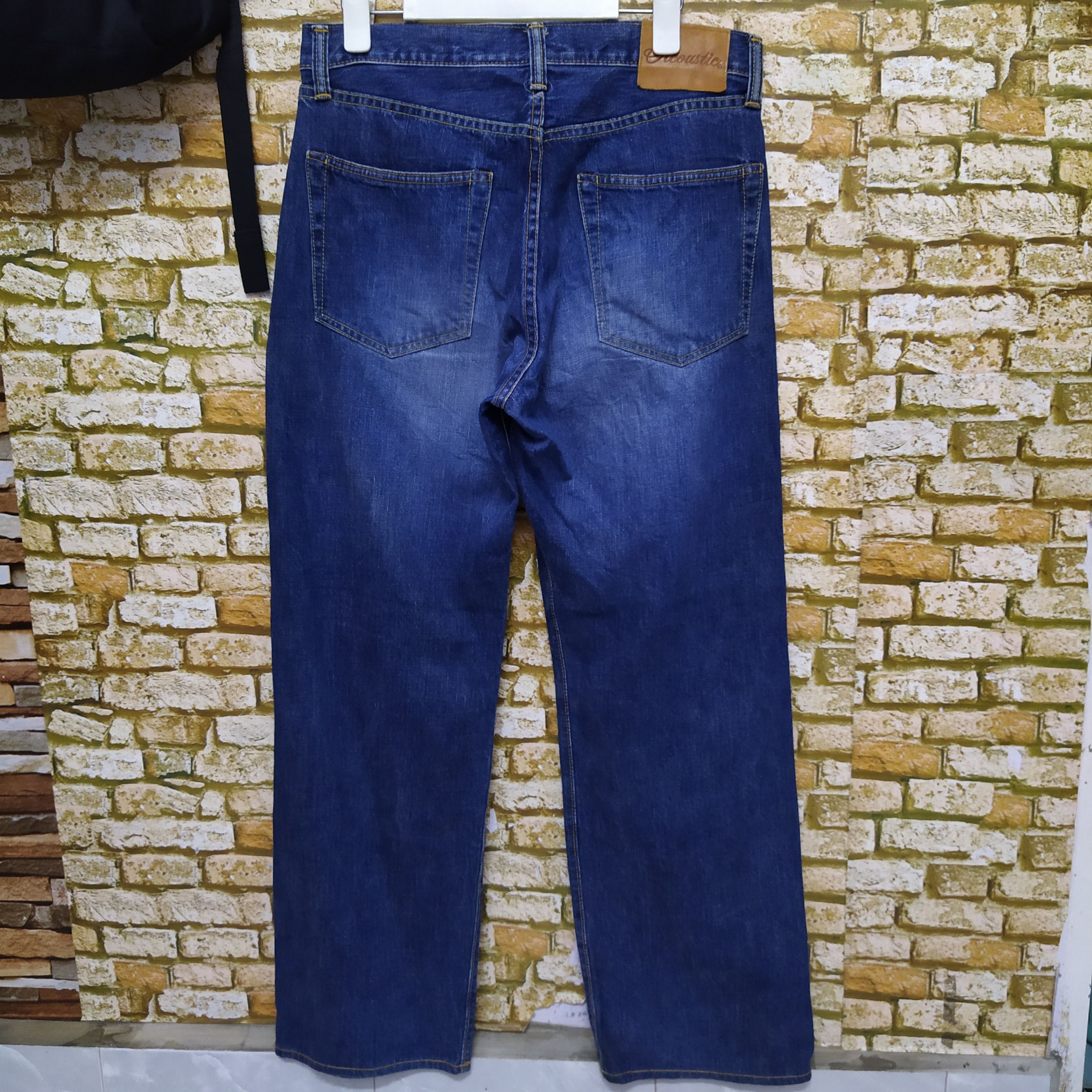 Japanese Brand ACOUSTIC DENIM JPAAN SELVEDGE DISTRESSED (D287) Size US 32 / EU 48 - 5 Thumbnail