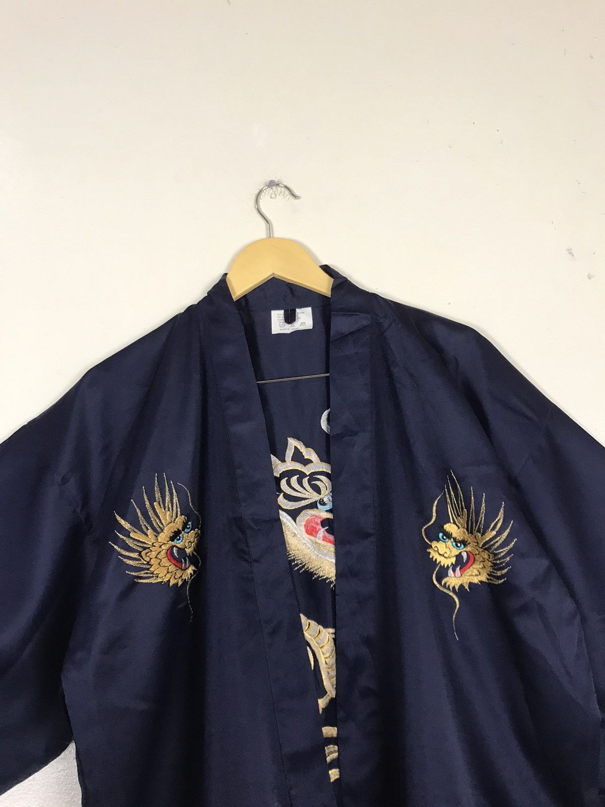 Japanese Brand Japanese Traditional Dragon Embroidery Soft Polyester Kimono Size US M / EU 48-50 / 2 - 8 Thumbnail