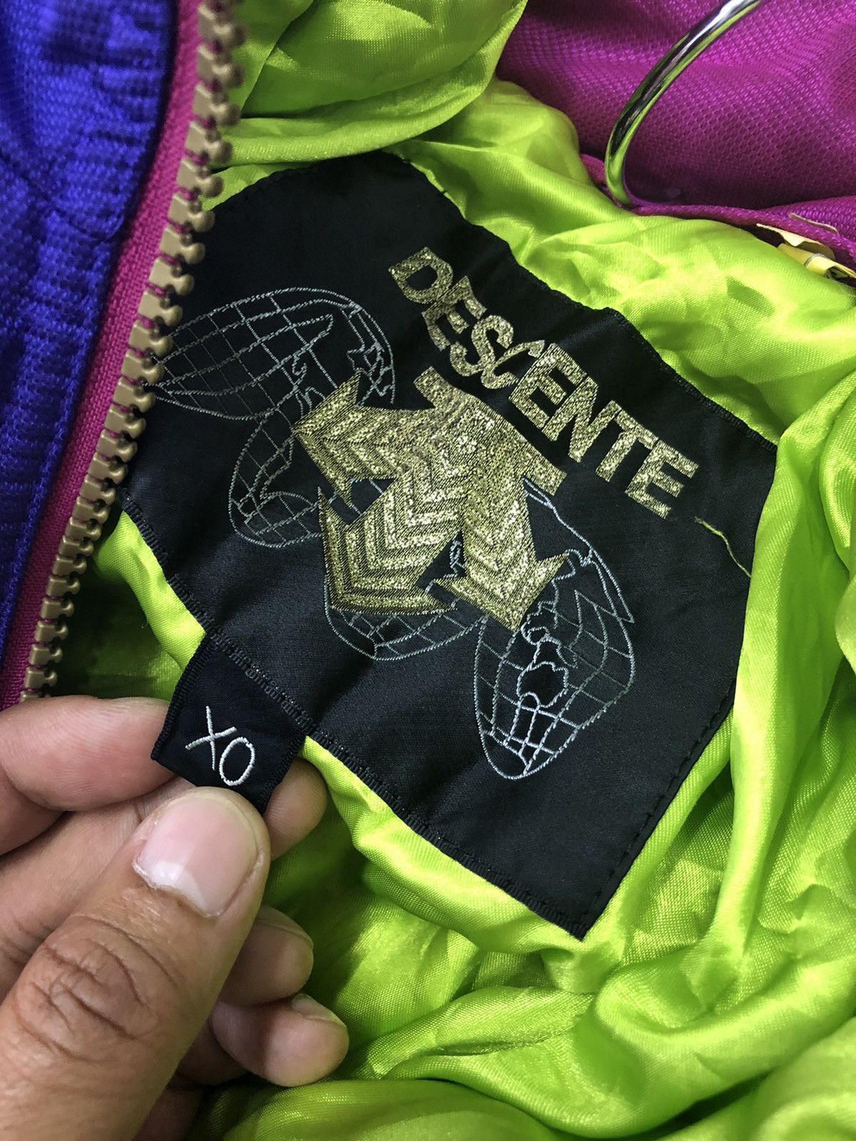 Descente Vintage Ski Jacket Multi Colour Abstract
