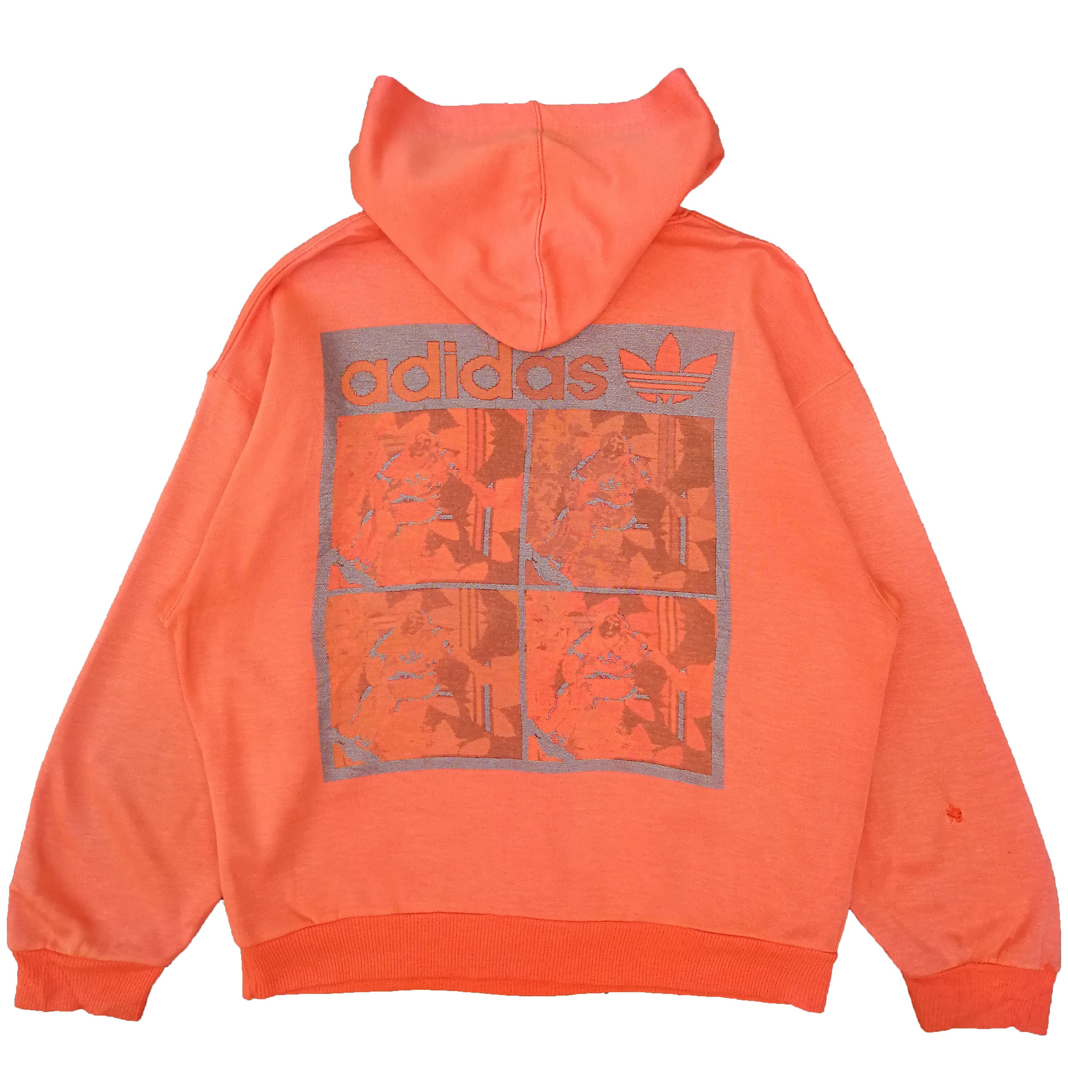 Adidas Vintage Distressed & Sunfaded Adidas Trefoil Hoodie | Grailed