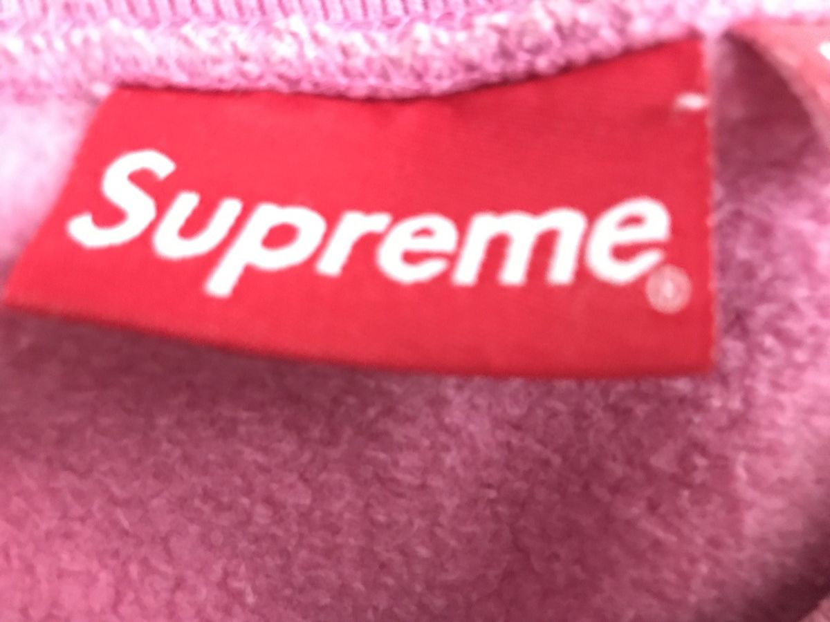Supreme Pink Box Logo Crewneck F/W15 Size US L / EU 52-54 / 3 - 4 Thumbnail