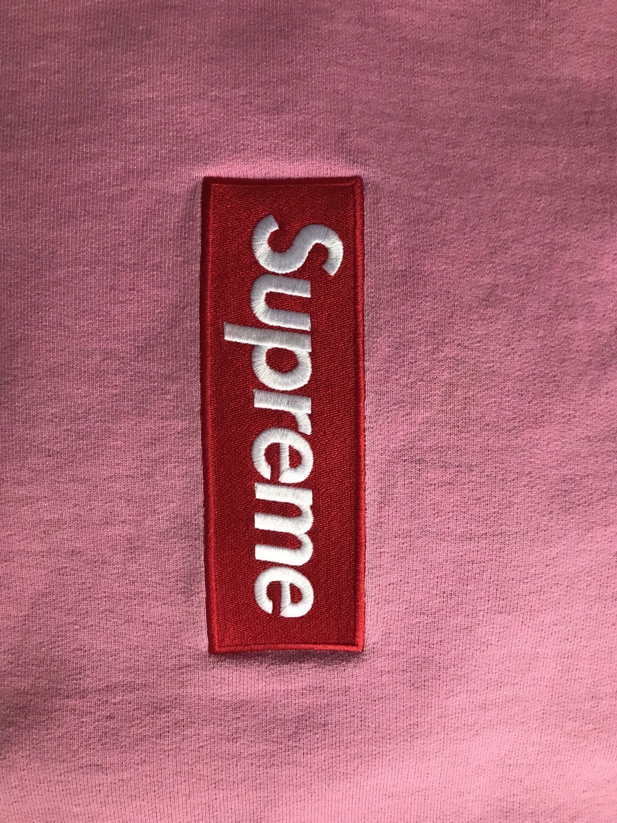 Supreme Pink Box Logo Crewneck F/W15 Size US L / EU 52-54 / 3 - 3 Thumbnail