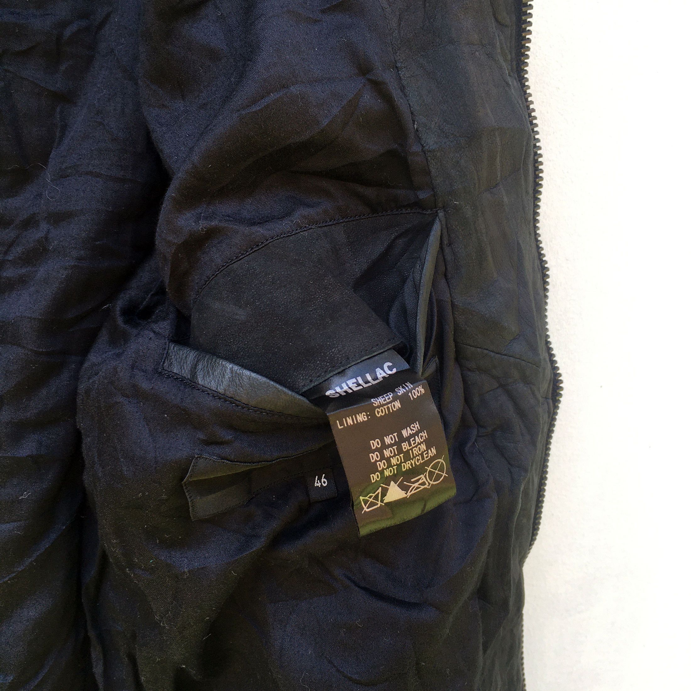 Designer × Japanese Brand × Shellac Shellac Japan Sheep Skin Jacket Size US S / EU 44-46 / 1 - 11 Thumbnail