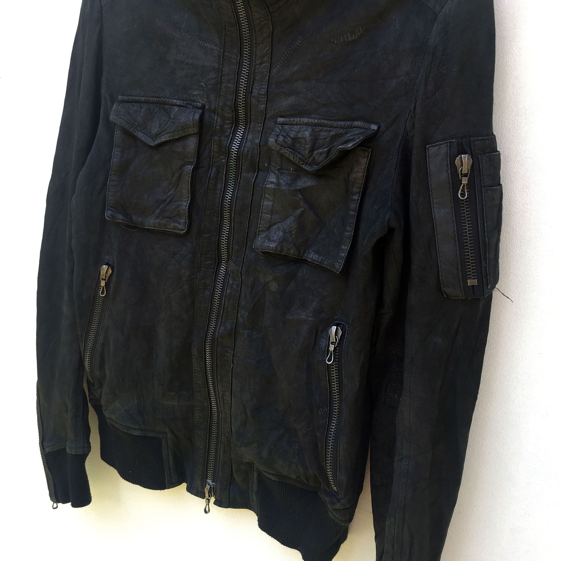 Designer × Japanese Brand × Shellac Shellac Japan Sheep Skin Jacket Size US S / EU 44-46 / 1 - 2 Thumbnail