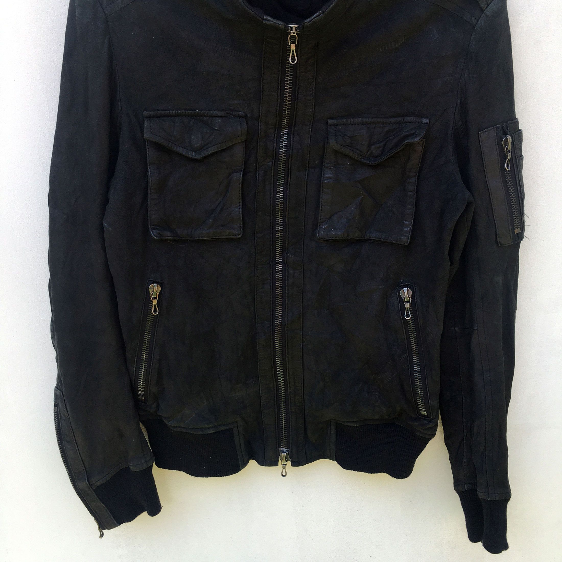 Designer × Japanese Brand × Shellac Shellac Japan Sheep Skin Jacket Size US S / EU 44-46 / 1 - 4 Thumbnail