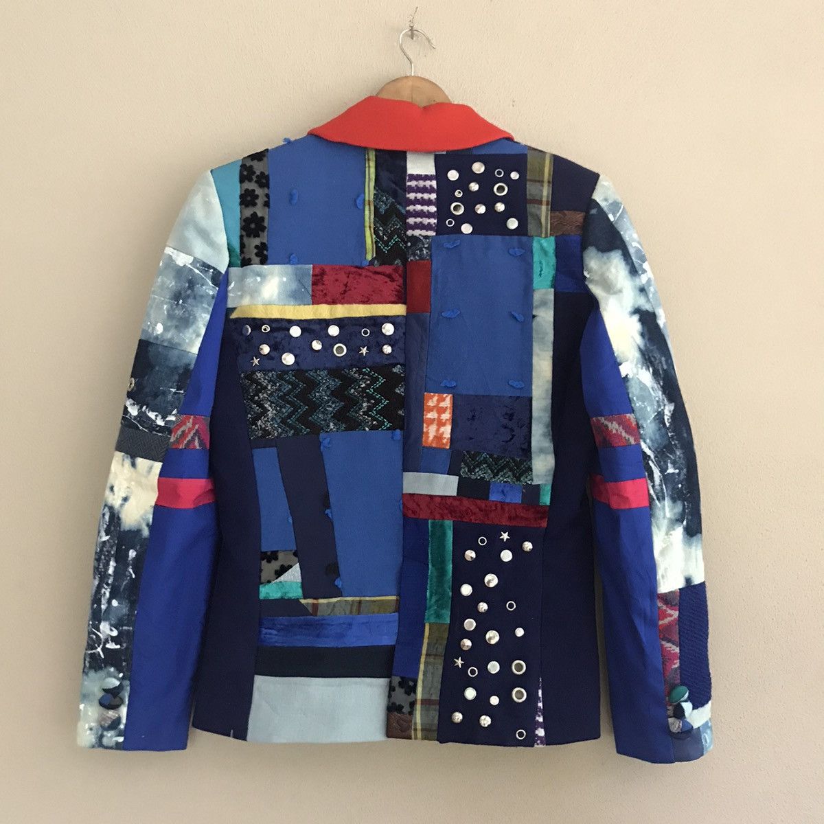 Japanese Brand Jacket pachwork costom made nice design Size US M / EU 48-50 / 2 - 2 Thumbnail