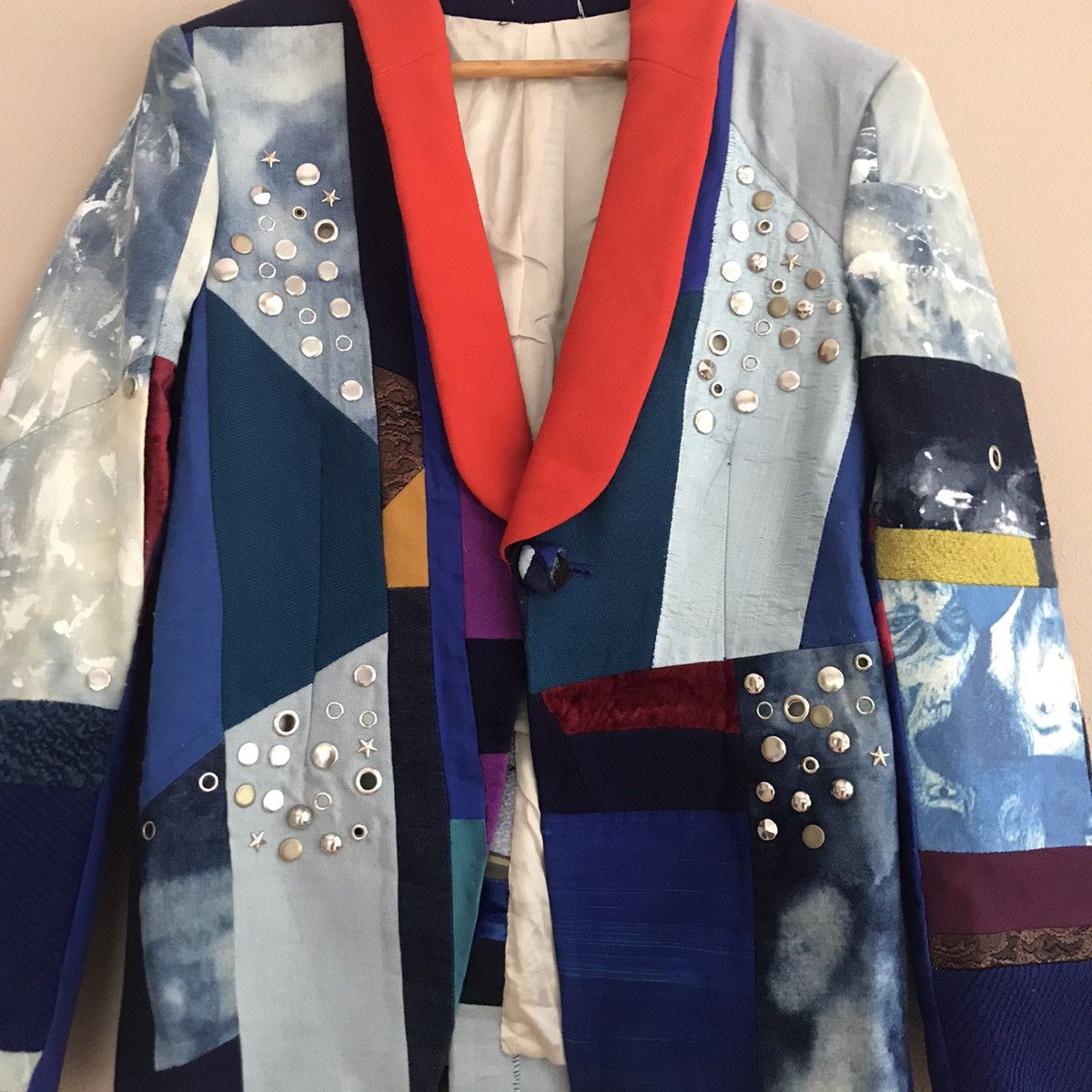 Japanese Brand Jacket pachwork costom made nice design Size US M / EU 48-50 / 2 - 14 Thumbnail