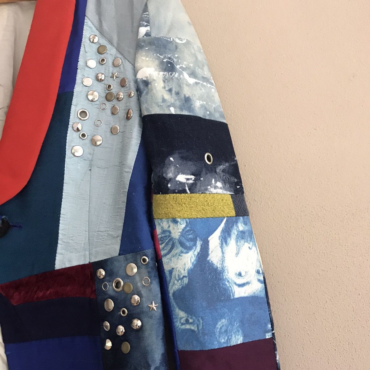 Japanese Brand Jacket pachwork costom made nice design Size US M / EU 48-50 / 2 - 3 Thumbnail