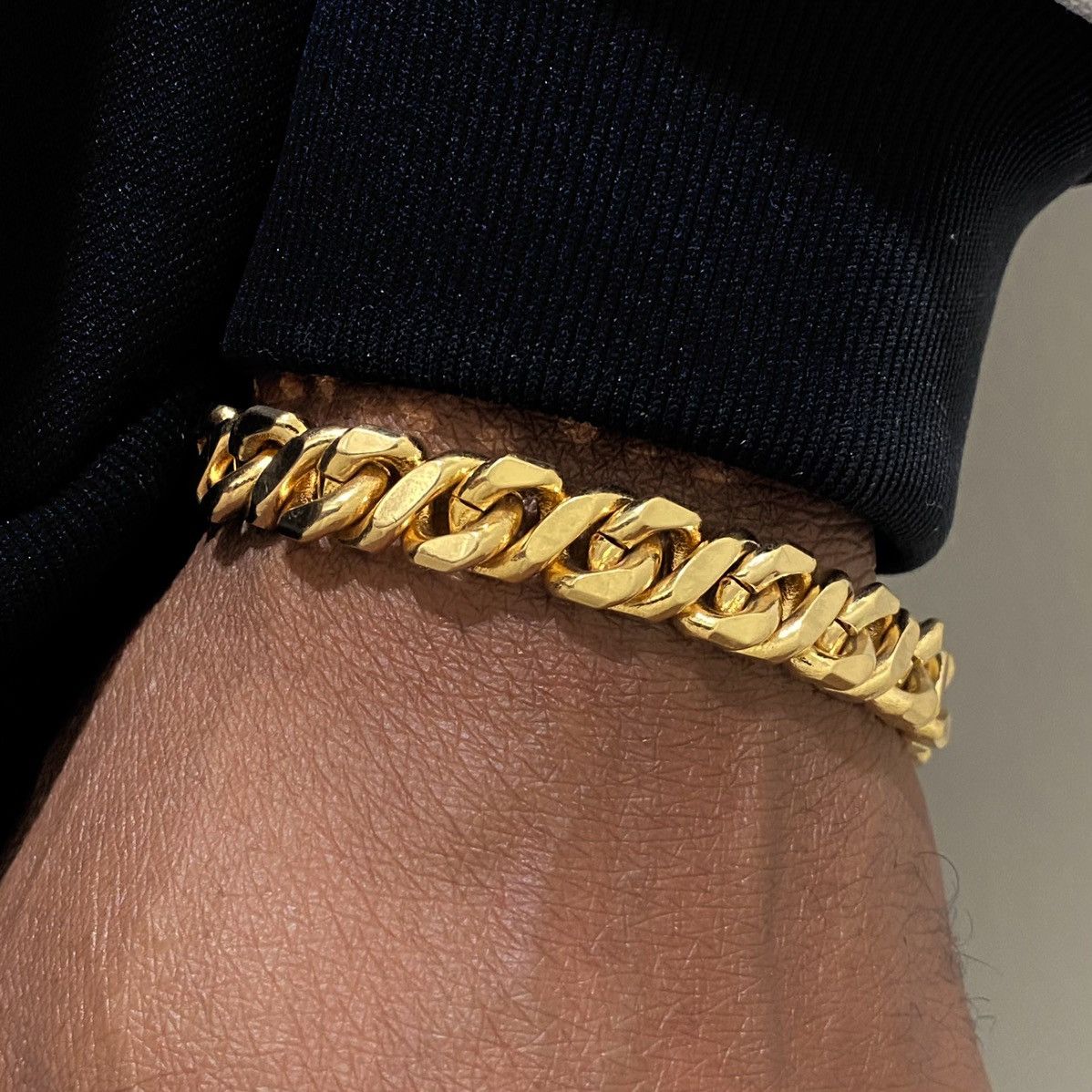 image of Givenchy Cuban Link Vintage 90's Gold Bracelet, Men's