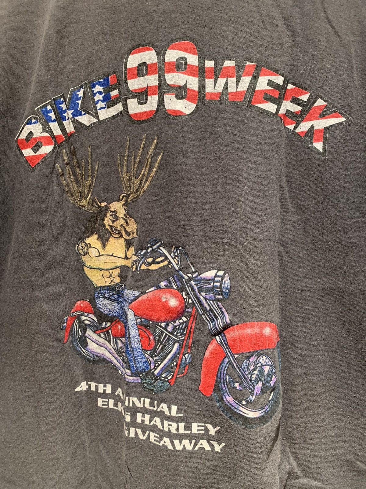 Vintage *RARE* Vintage 1999 Daytona Beach Florida Bike Week T-Shirt Size US L / EU 52-54 / 3 - 3 Thumbnail