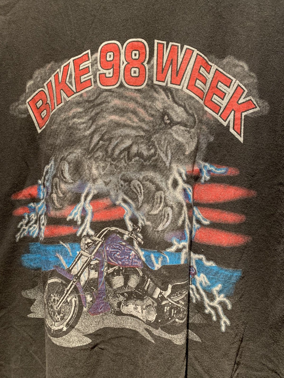Other × Vintage *RARE* Vintage 1998 Daytona Beach Florida Bike Week T-Shirt Size US XL / EU 56 / 4 - 3 Thumbnail