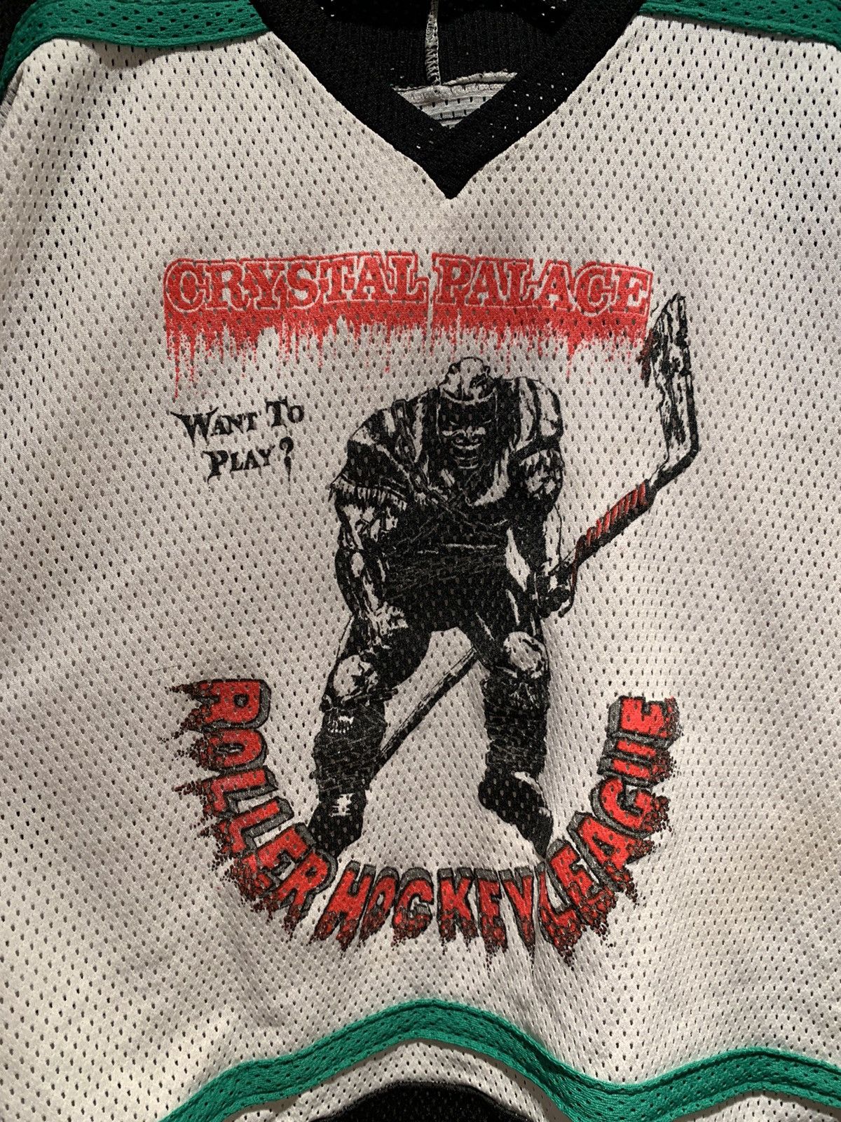 NHL × Vintage *RARE* Vintage Crystal Palace Hockey League Jersey - M/L Size US L / EU 52-54 / 3 - 3 Thumbnail