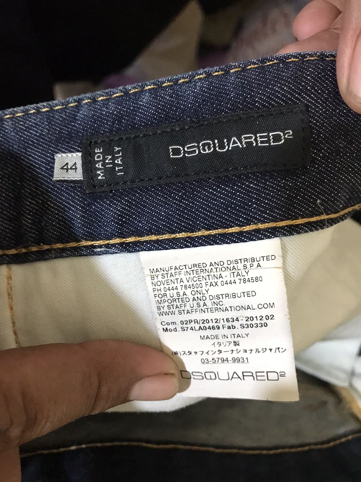 Dsquared2 DSQUARED JEANS MADE IN ITALY SIZE 44 Size US 32 / EU 48 - 3 Preview