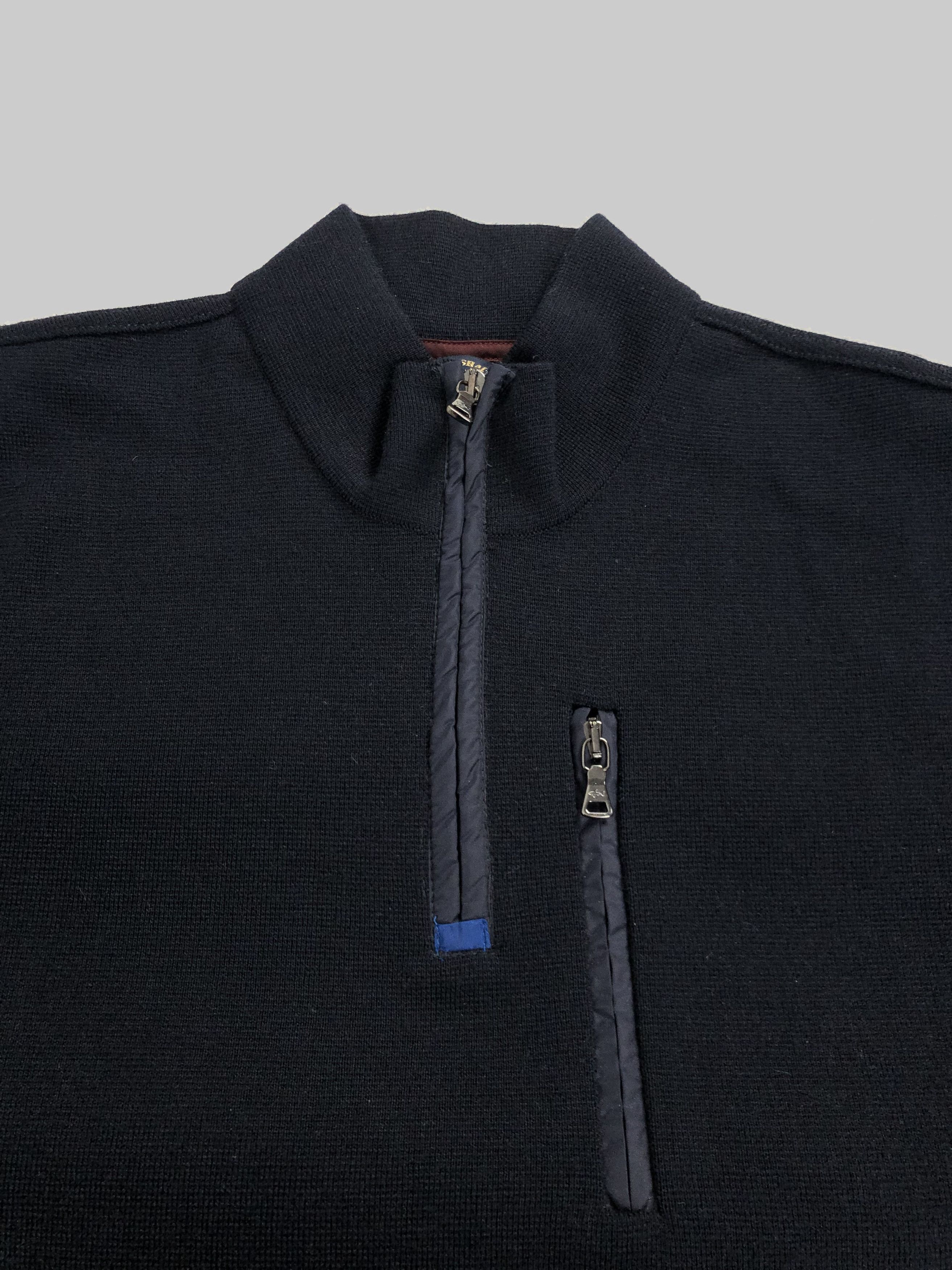 Paul & Shark Paul and Shark Paul & Shark Wool 1/4 zip sweaters Size US XL / EU 56 / 4 - 2 Thumbnail