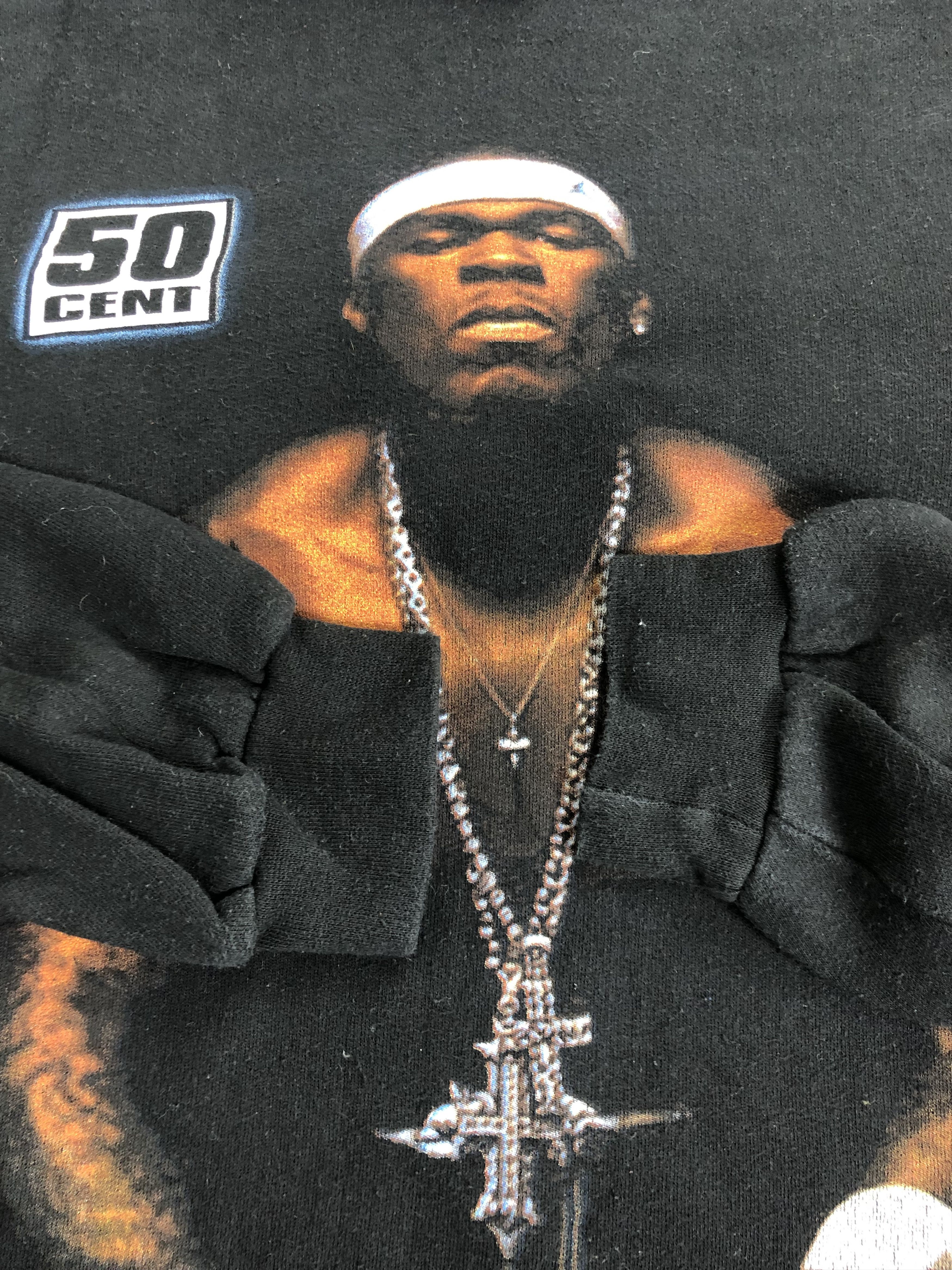 50 Cent Vintage 00s 50 Cent hoodie (Snoop Dogg Dr. Dre Ice Cube) Size US M / EU 48-50 / 2 - 6 Thumbnail