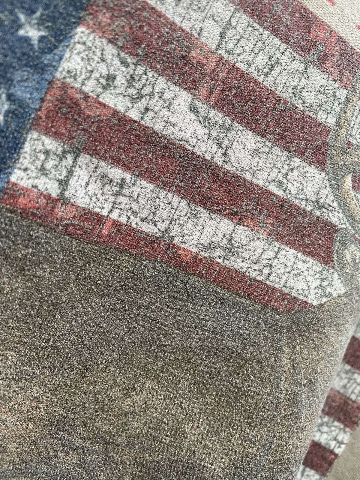 Vintage America 🇺🇸 “Nature & Flag” Jerzees VTG pullover crewneck Size US XXL / EU 58 / 5 - 4 Thumbnail
