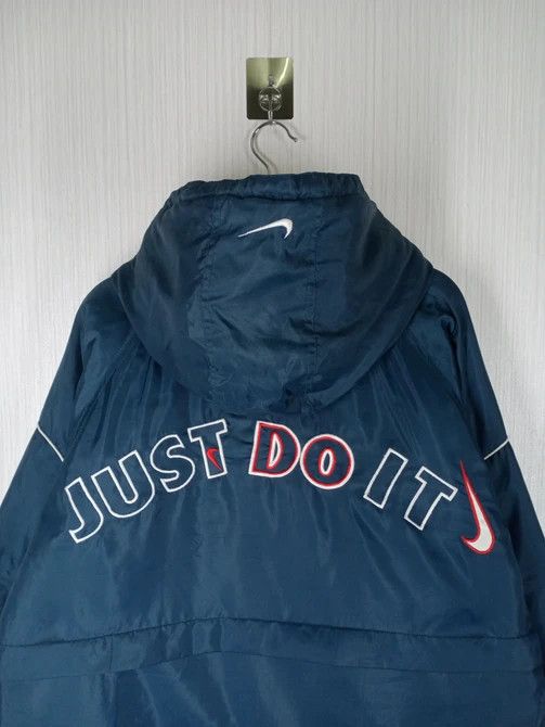Nike Vintage Nike Just Do It Embroidered Logo Hoodie Size US XL / EU 56 / 4 - 2 Thumbnail
