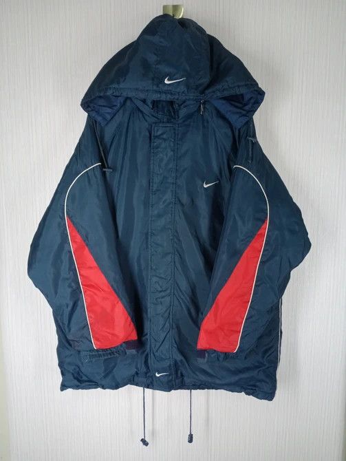 Nike Vintage Nike Just Do It Embroidered Logo Hoodie Size US XL / EU 56 / 4 - 3 Thumbnail
