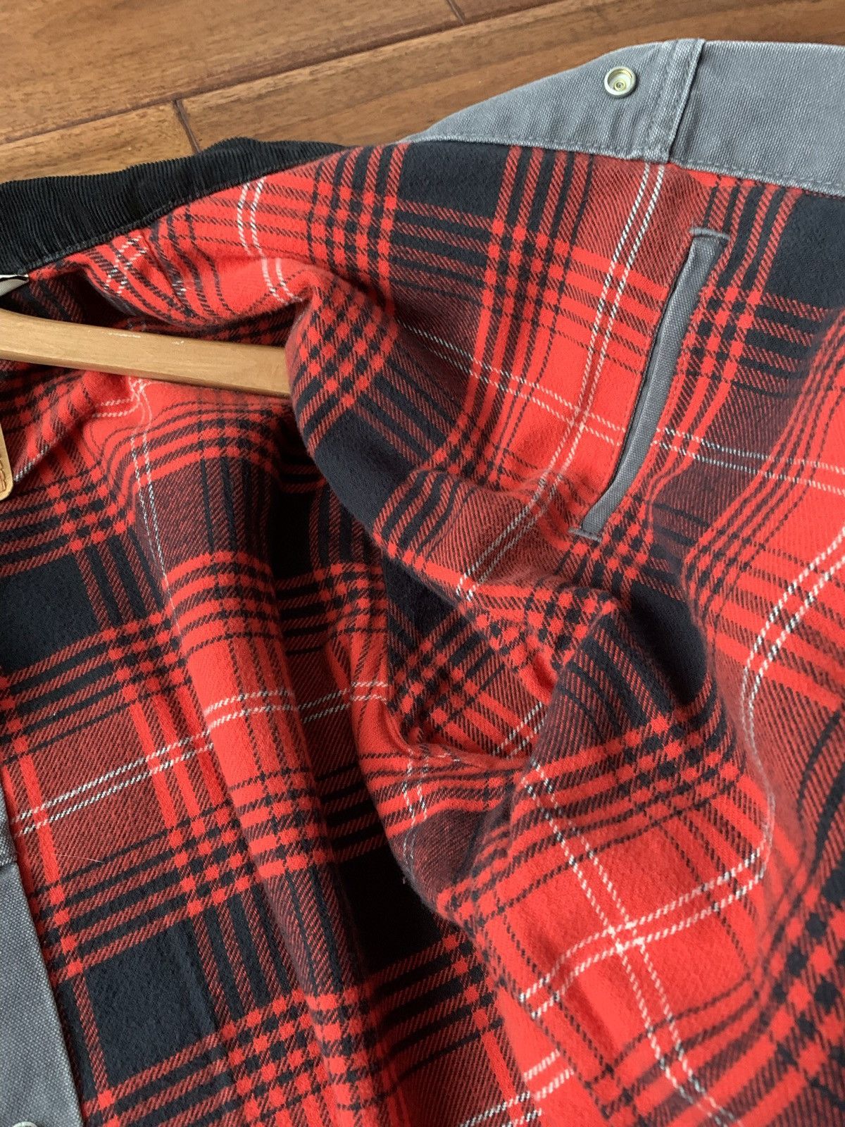 Levi's Canvas trucker with flannel lining Size US L / EU 52-54 / 3 - 3 Thumbnail