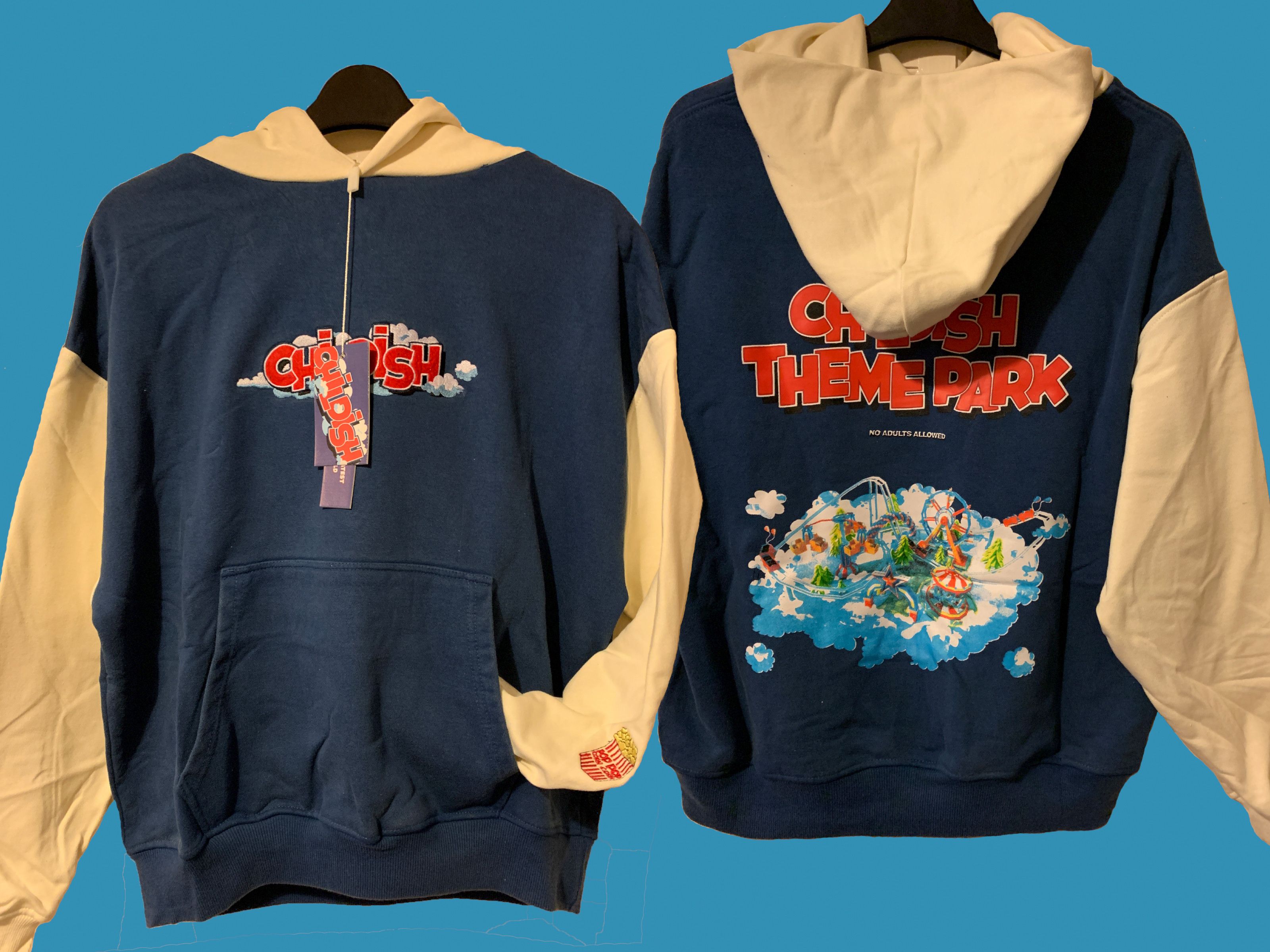 Vintage Genuine TGF Childish Theme Park Hoodie.XL Extra Large